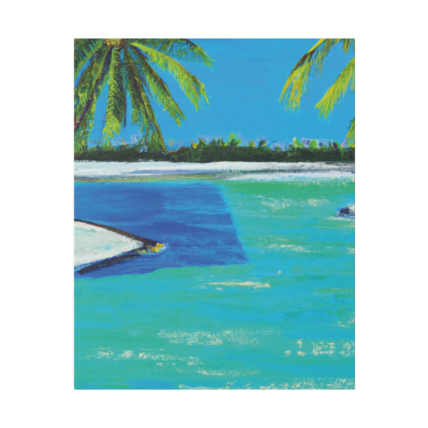 9761V - Bahamas Ocean Painting Print | Bahamas | Ocean | Beach | Poster | Home Decor | Wall Art | Canvas