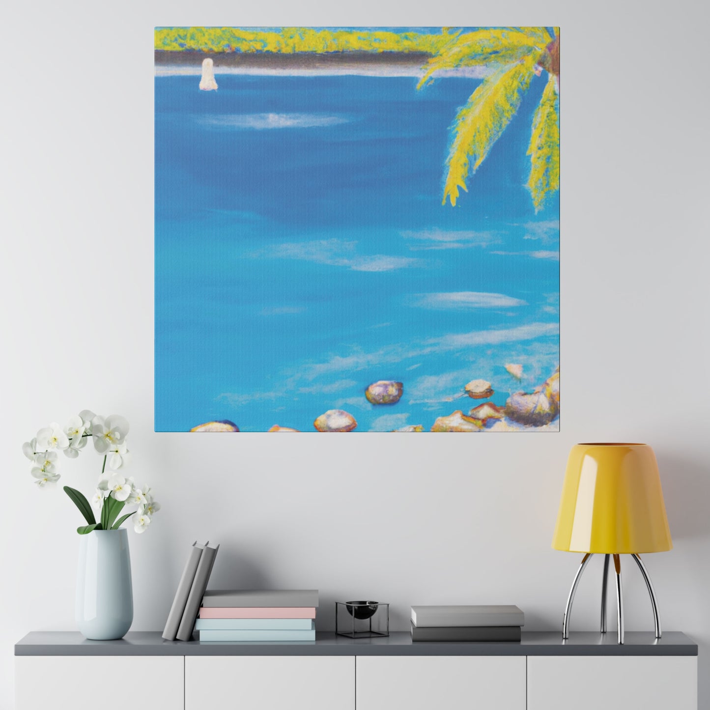 8593F - Bahamas Ocean Painting Print | Bahamas | Ocean | Beach | Poster | Home Decor | Wall Art | Canvas