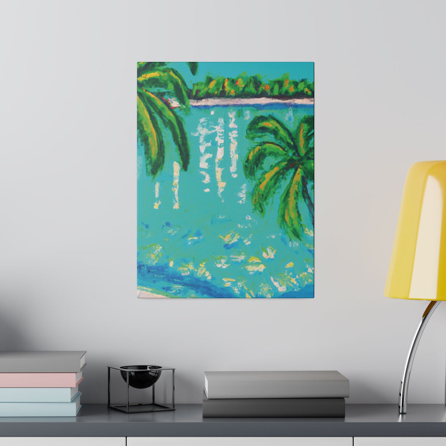 6412Q - Bahamas Ocean Painting Print | Bahamas | Ocean | Beach | Poster | Home Decor | Wall Art | Canvas