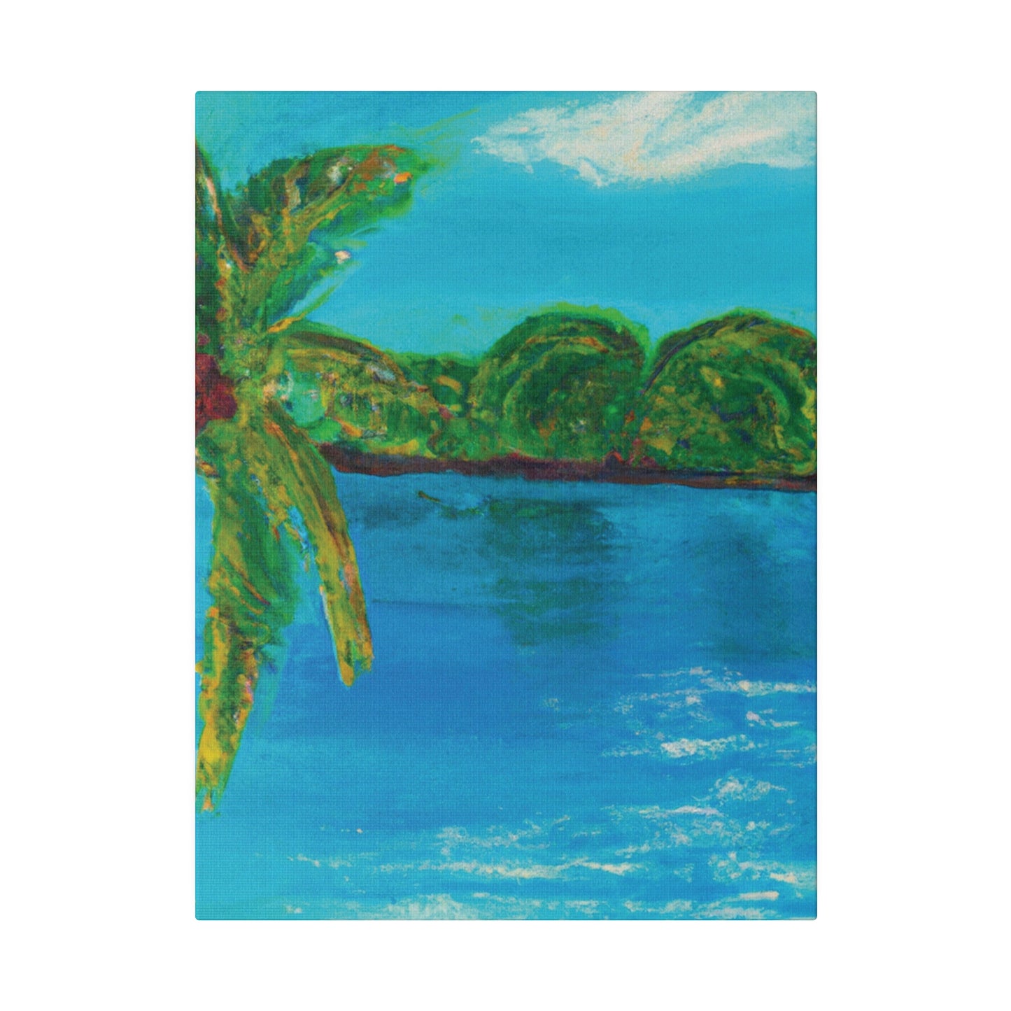 4245A - Bahamas Ocean Painting Print | Bahamas | Ocean | Beach | Poster | Home Decor | Wall Art | Canvas