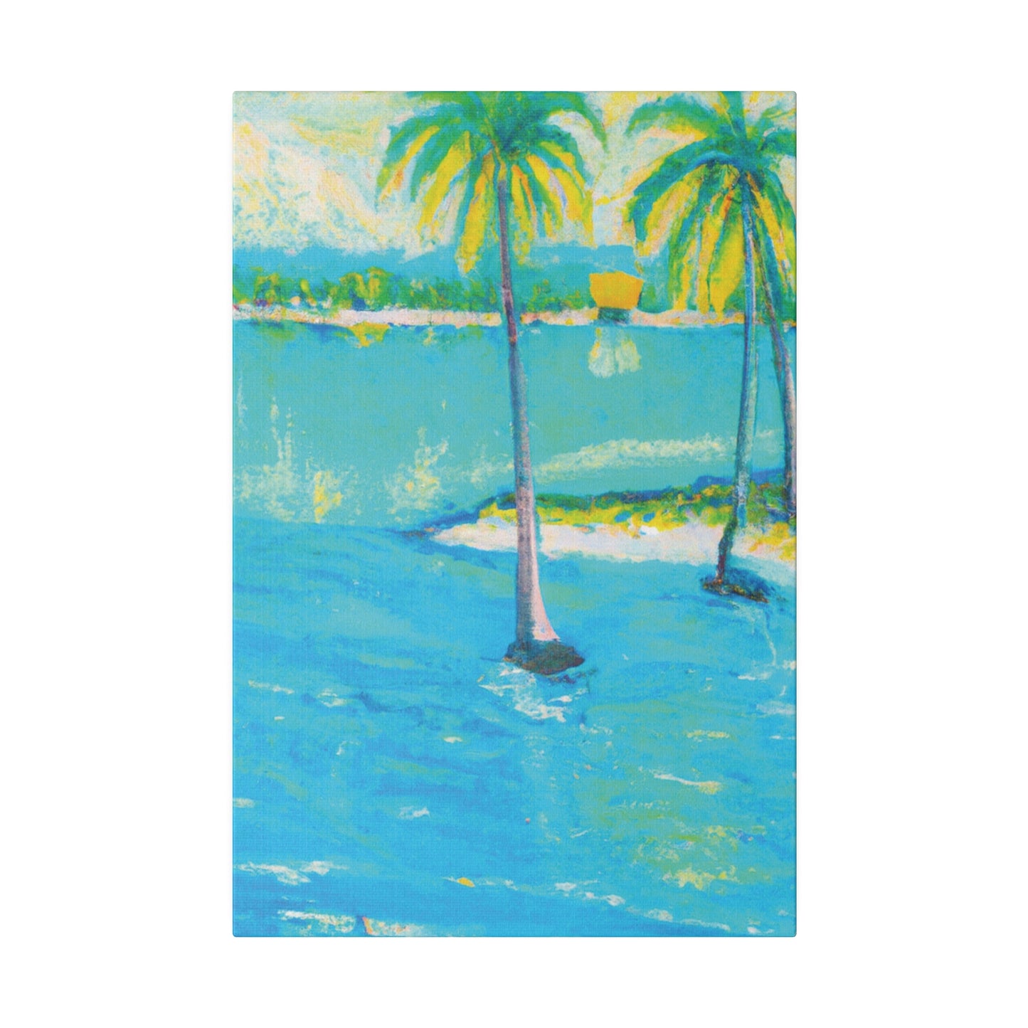 9652X - Bahamas Ocean Painting Print | Bahamas | Ocean | Beach | Poster | Home Decor | Wall Art | Canvas