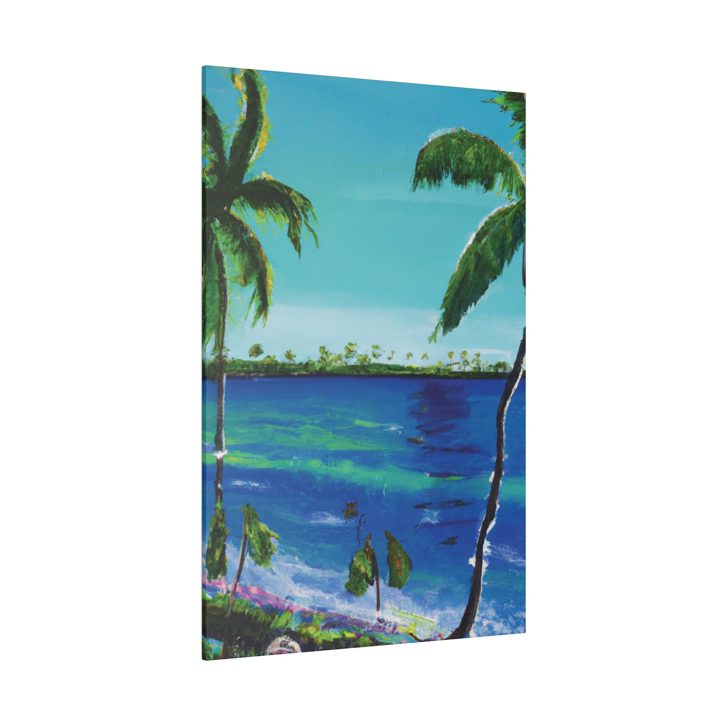 5491V - Bahamas Ocean Painting Print | Bahamas | Ocean | Beach | Poster | Home Decor | Wall Art | Canvas