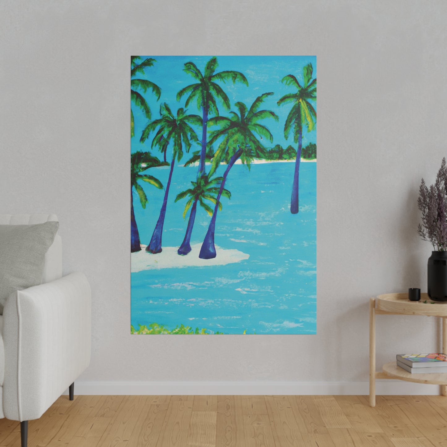 2486G - Bahamas Ocean Painting Print | Bahamas | Ocean | Beach | Poster | Home Decor | Wall Art | Canvas