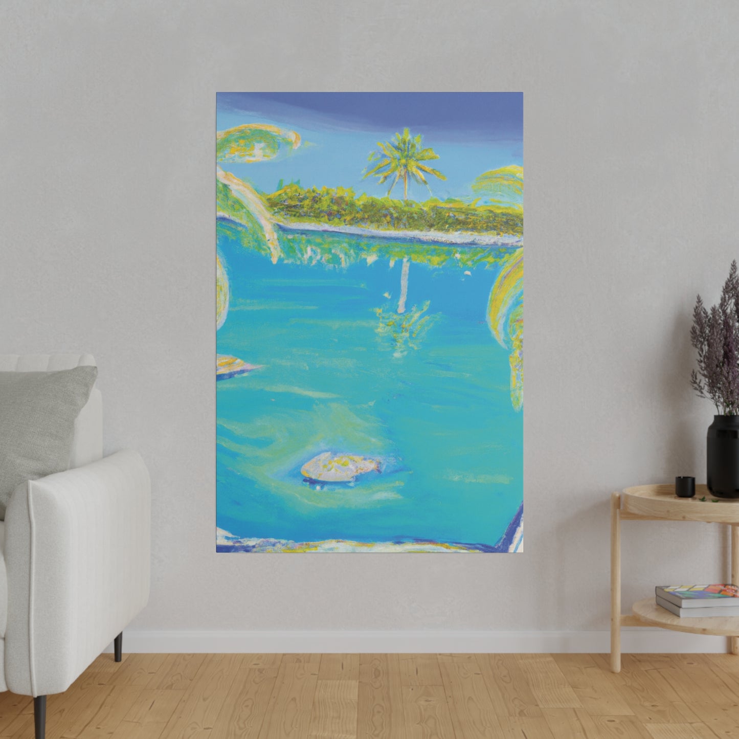 9546V - Bahamas Ocean Painting Print | Bahamas | Ocean | Beach | Poster | Home Decor | Wall Art | Canvas