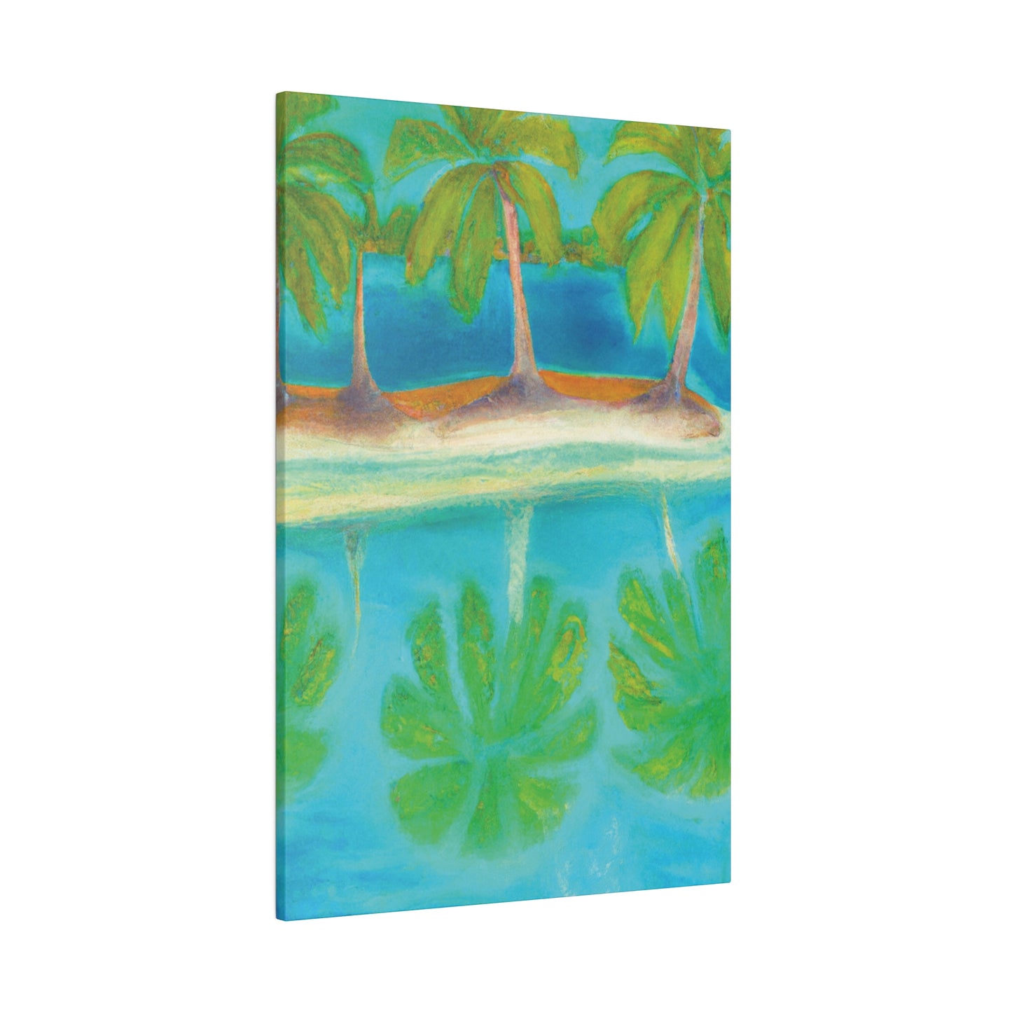 3294K - Bahamas Ocean Painting Print | Bahamas | Ocean | Beach | Poster | Home Decor | Wall Art | Canvas