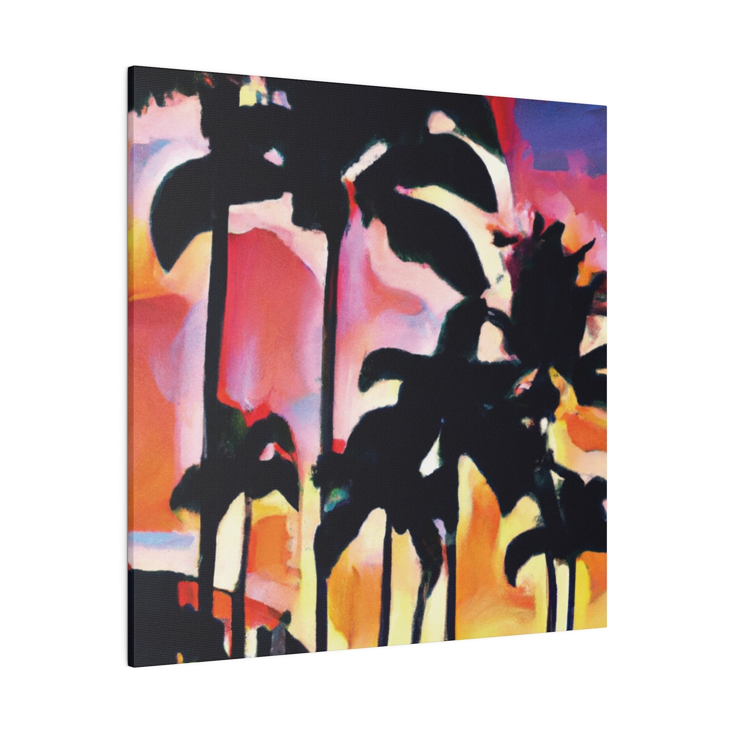 4986G - Miami Beach Sunset Painting Print | Miami | Beach | Sunset | Poster | Home Decor | Wall Art | Canvas