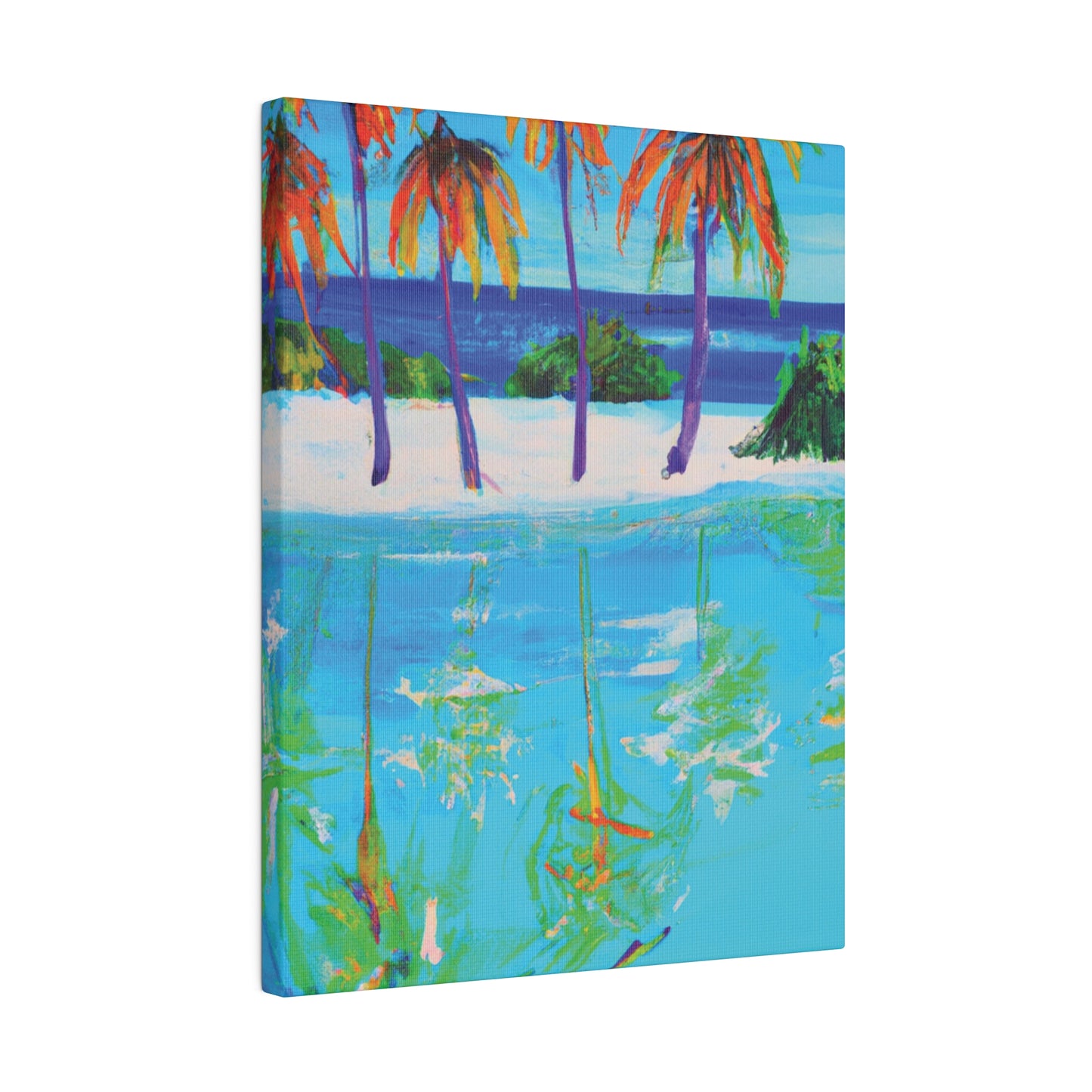 4518F - Bahamas Ocean Painting Print | Bahamas | Ocean | Beach | Poster | Home Decor | Wall Art | Canvas