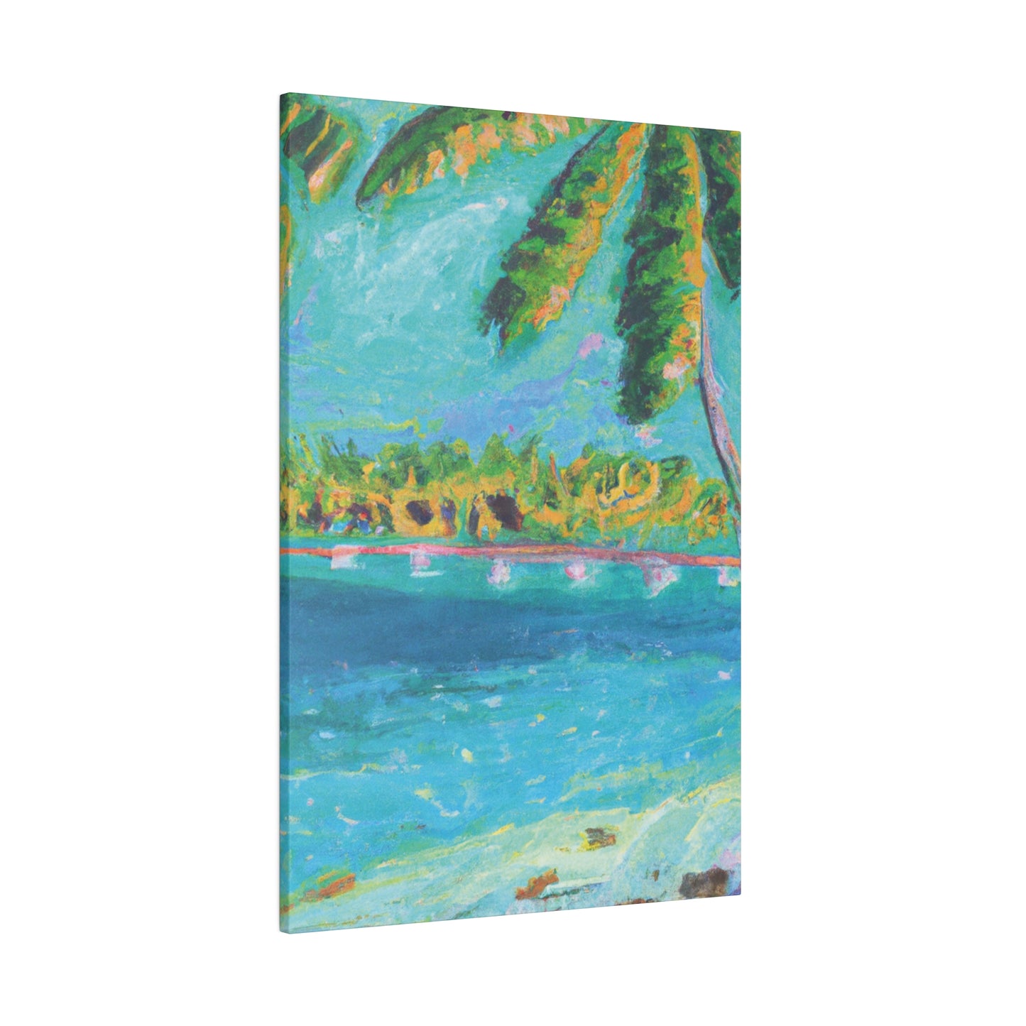 4831J - Bahamas Ocean Painting Print | Bahamas | Ocean | Beach | Poster | Home Decor | Wall Art | Canvas