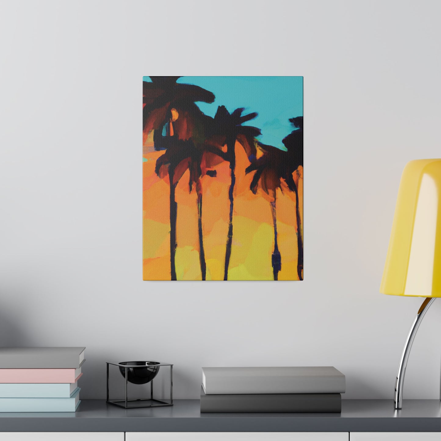 3606O - Miami Beach Sunset Painting Print | Miami | Beach | Sunset | Poster | Home Decor | Wall Art | Canvas