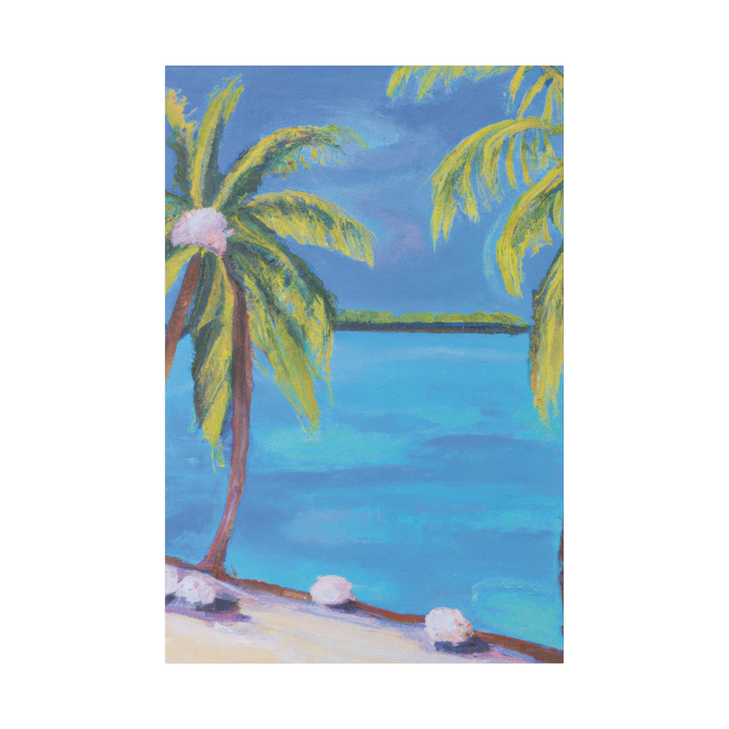 8164W - Bahamas Ocean Painting Print | Bahamas | Ocean | Beach | Poster | Home Decor | Wall Art | Canvas