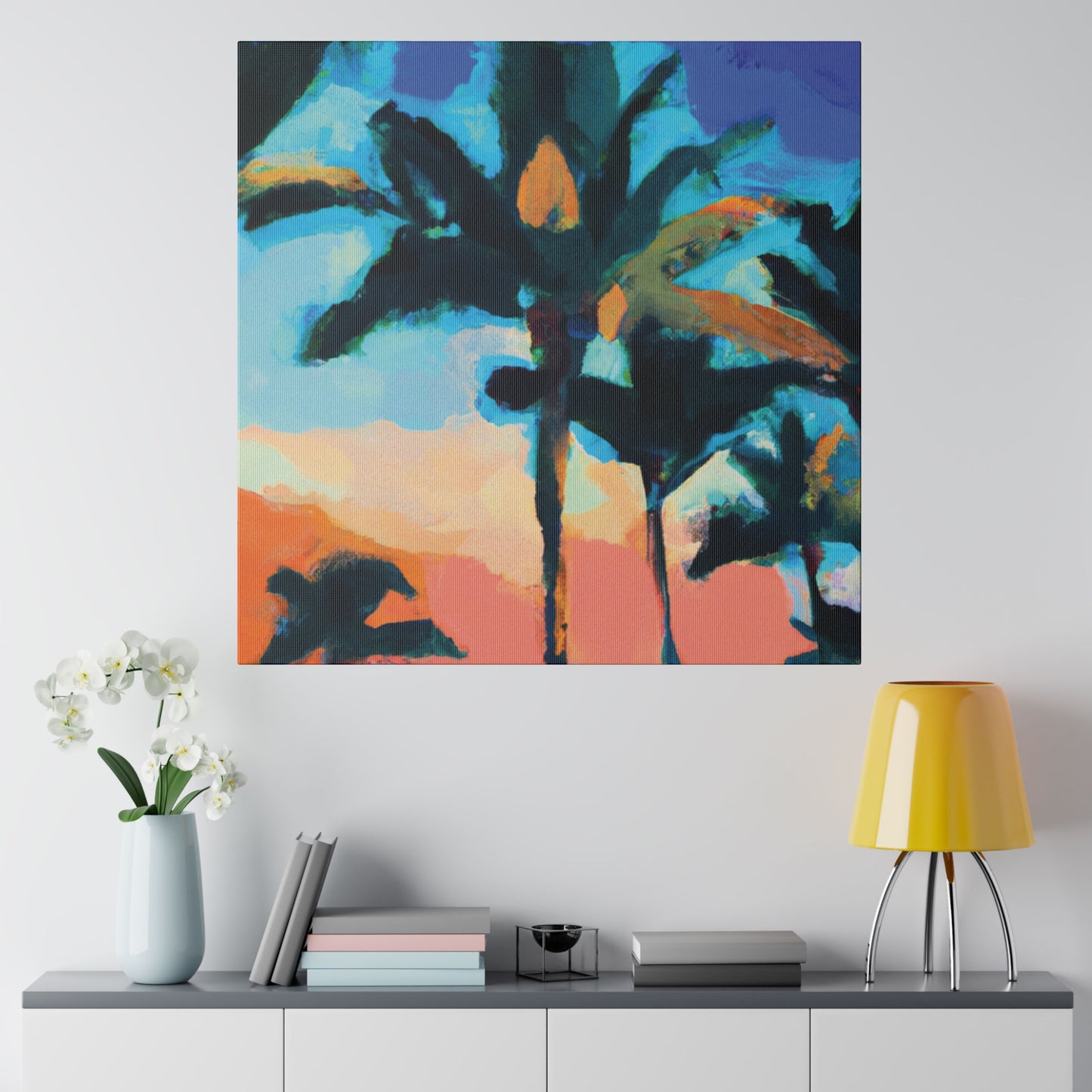 5637G - Miami Beach Sunset Painting Print | Miami | Beach | Sunset | Poster | Home Decor | Wall Art | Canvas