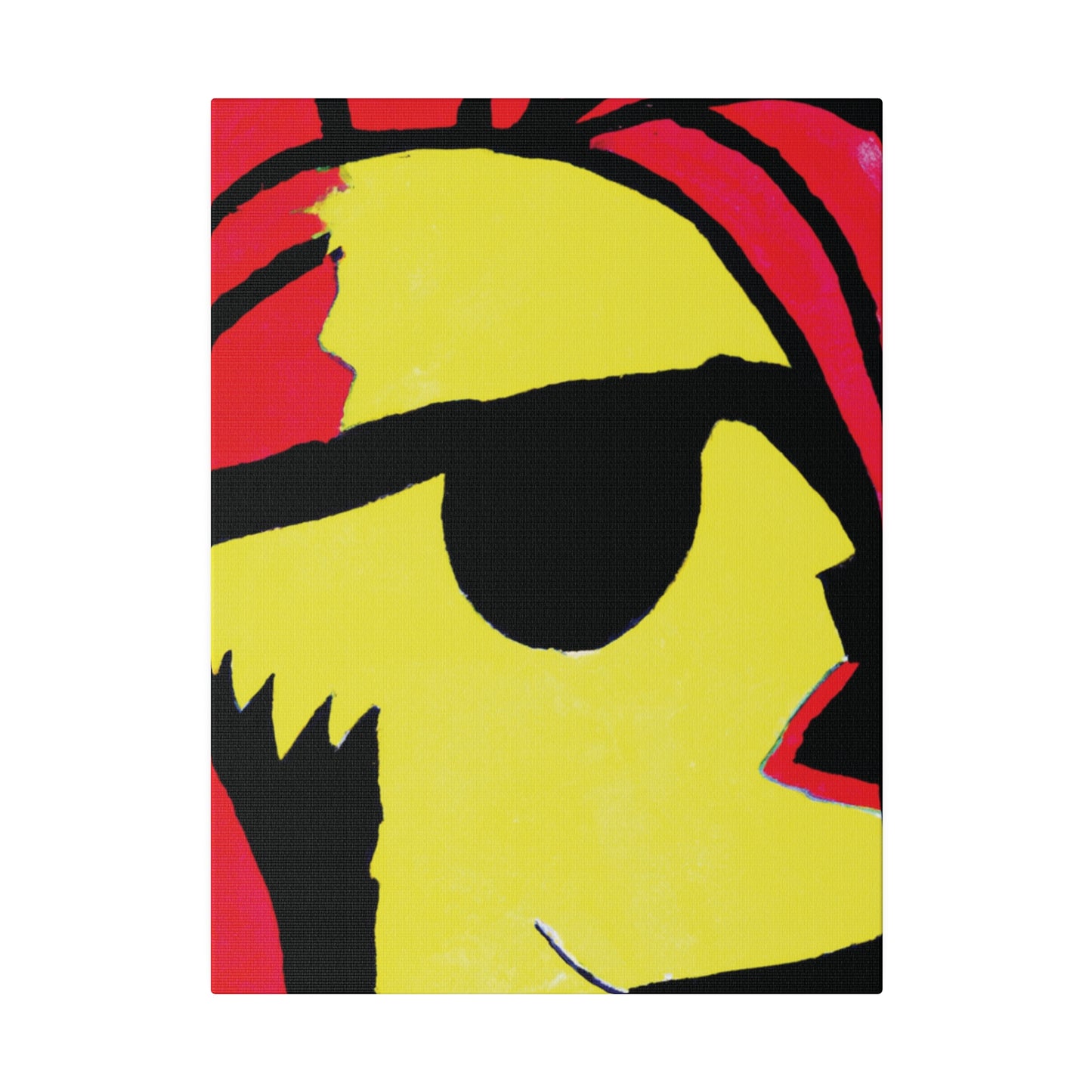 9456P - Rockstar Painting Print | Face | Abstract | Poster | Home Decor | Wall Art | Music Art | Canvas
