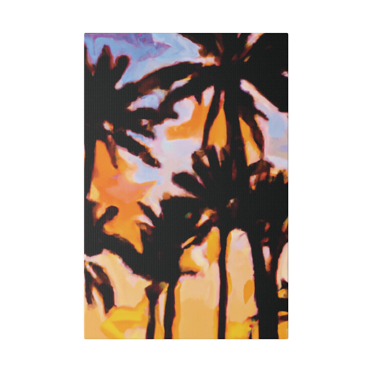 6159K - Miami Beach Sunset Painting Print | Miami | Beach | Sunset | Poster | Home Decor | Wall Art | Canvas