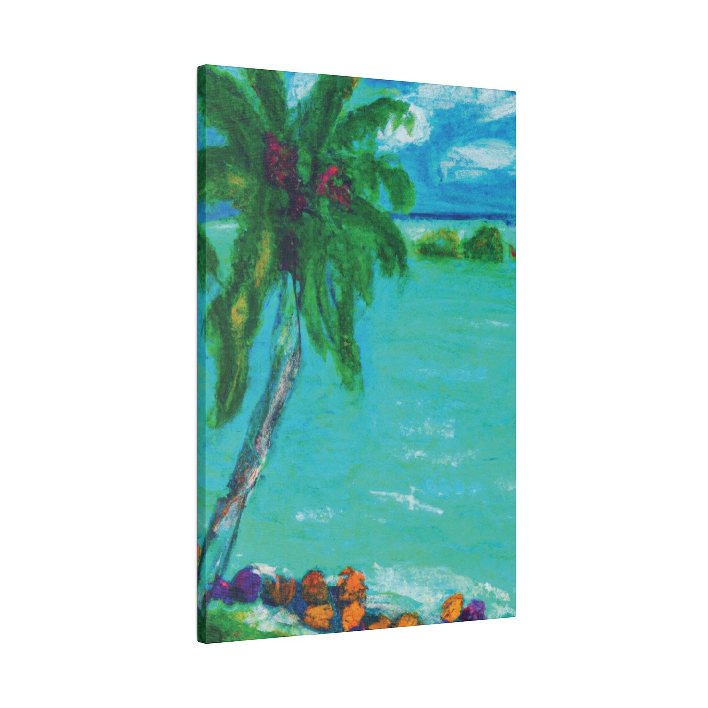 8864T - Bahamas Ocean Painting Print | Bahamas | Ocean | Beach | Poster | Home Decor | Wall Art | Canvas