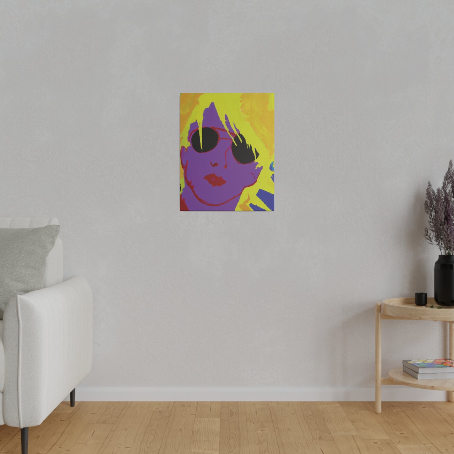 3022A - Rockstar Painting Print | Face | Abstract | Poster | Home Decor | Wall Art | Music Art | Canvas