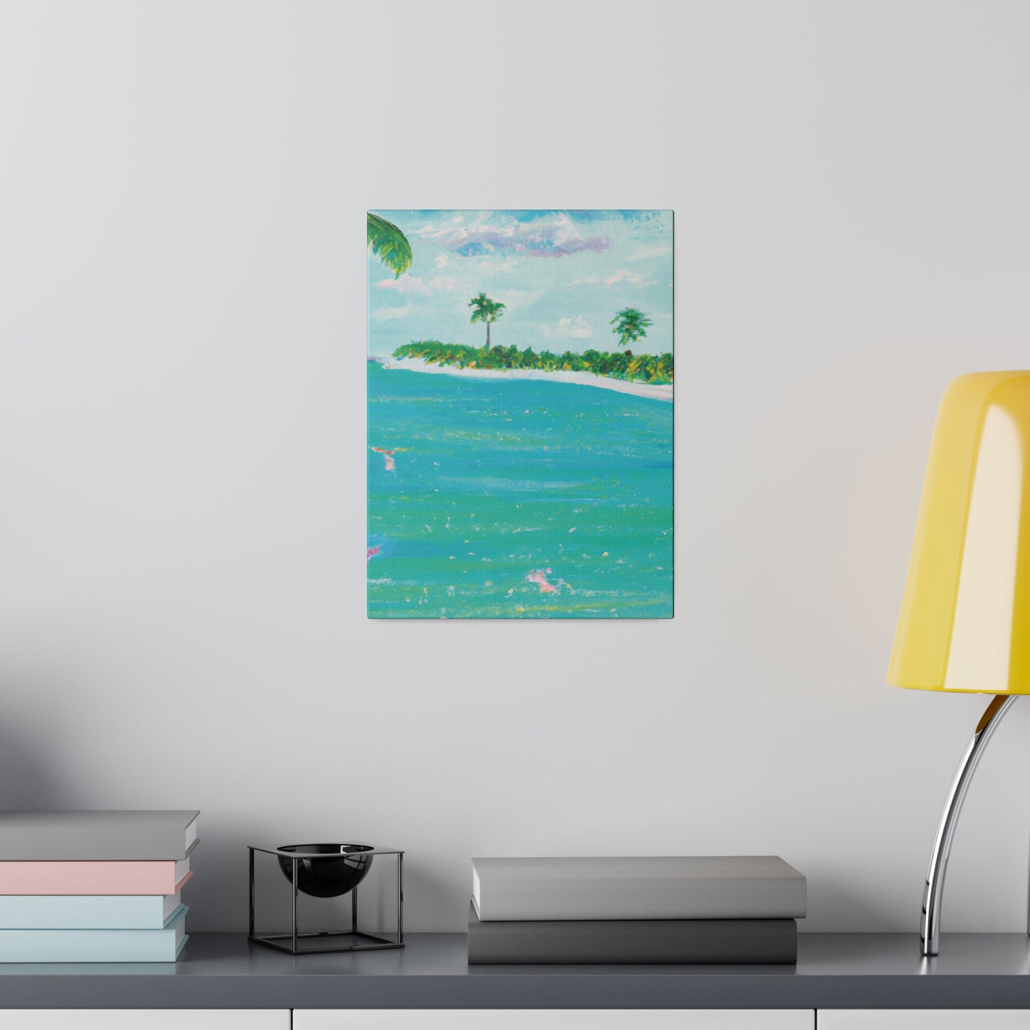 6576D - Bahamas Ocean Painting Print | Bahamas | Ocean | Beach | Poster | Home Decor | Wall Art | Canvas