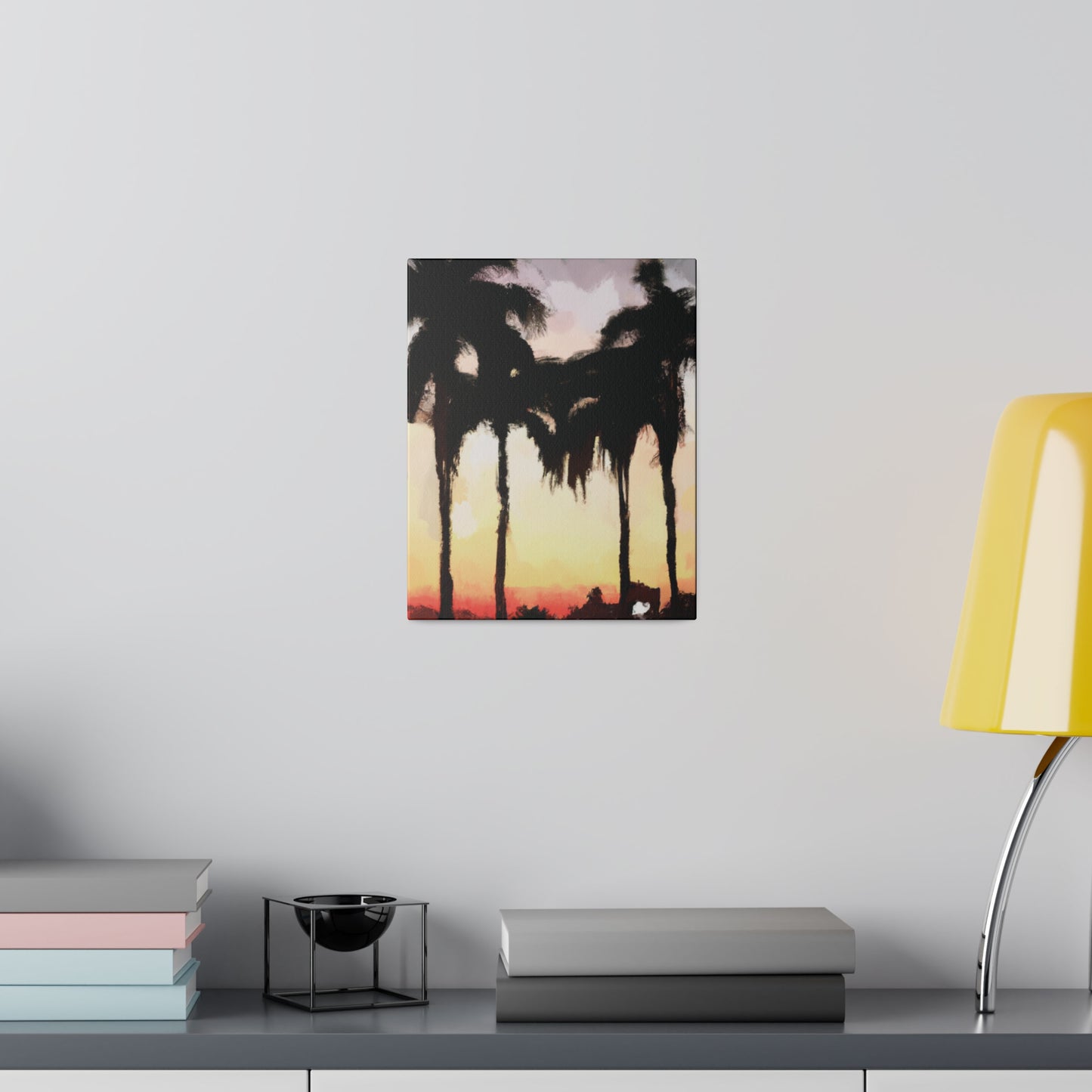 4763J - Miami Beach Sunset Painting Print | Miami | Beach | Sunset | Poster | Home Decor | Wall Art | Canvas