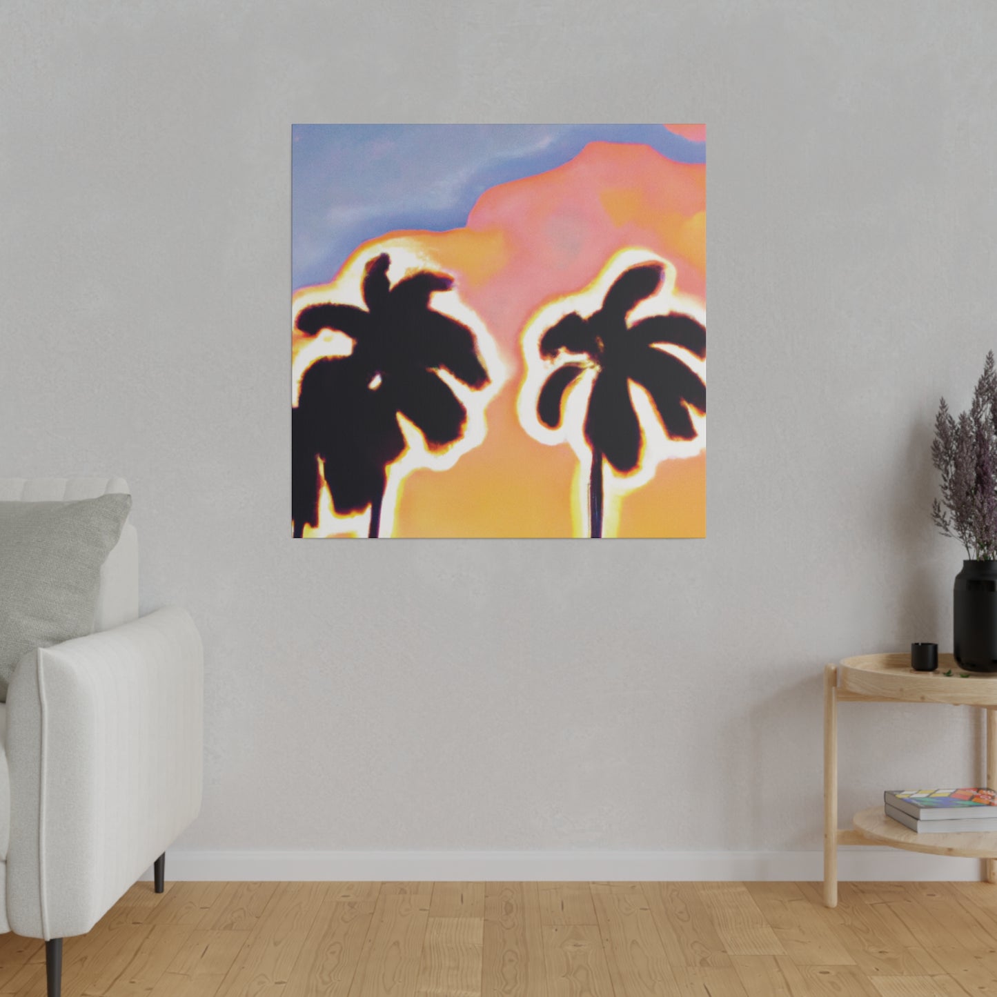 2766U - Miami Beach Sunset Painting Print | Miami | Beach | Sunset | Poster | Home Decor | Wall Art | Canvas