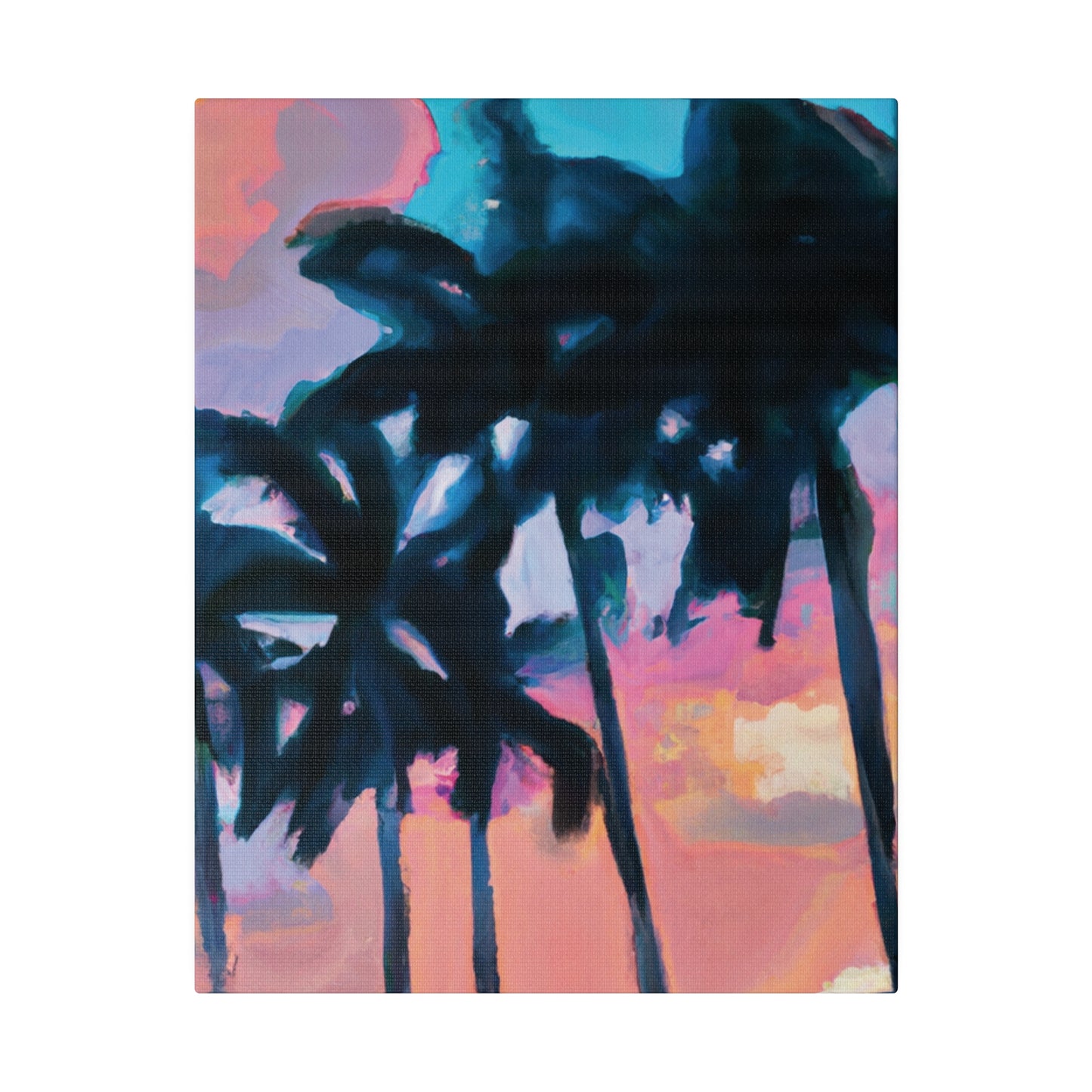 7234X - Miami Beach Sunset Painting Print | Miami | Beach | Sunset | Poster | Home Decor | Wall Art | Canvas