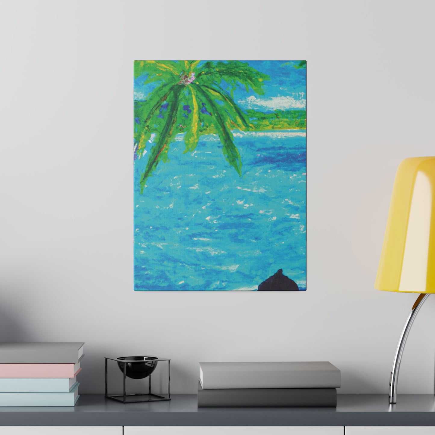 7355H - Bahamas Ocean Painting Print | Bahamas | Ocean | Beach | Poster | Home Decor | Wall Art | Canvas