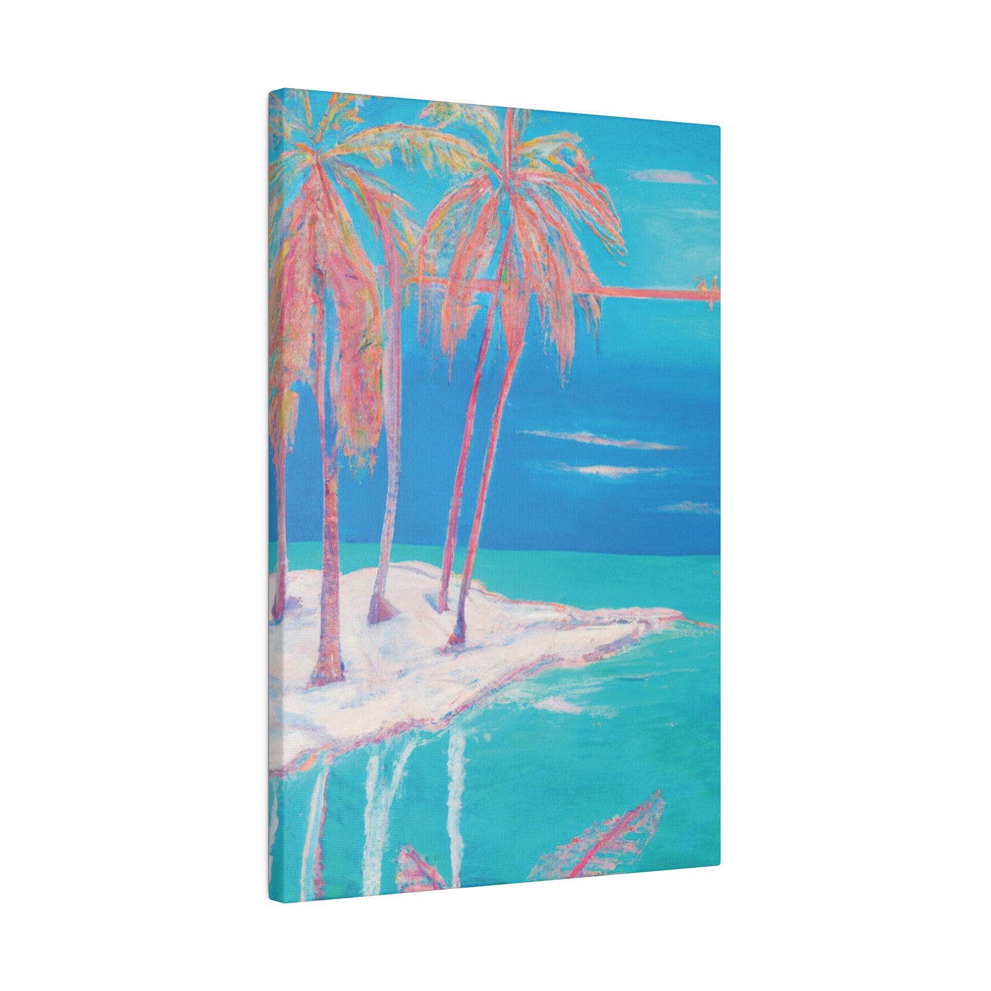 3162K - Bahamas Ocean Painting Print | Bahamas | Ocean | Beach | Poster | Home Decor | Wall Art | Canvas