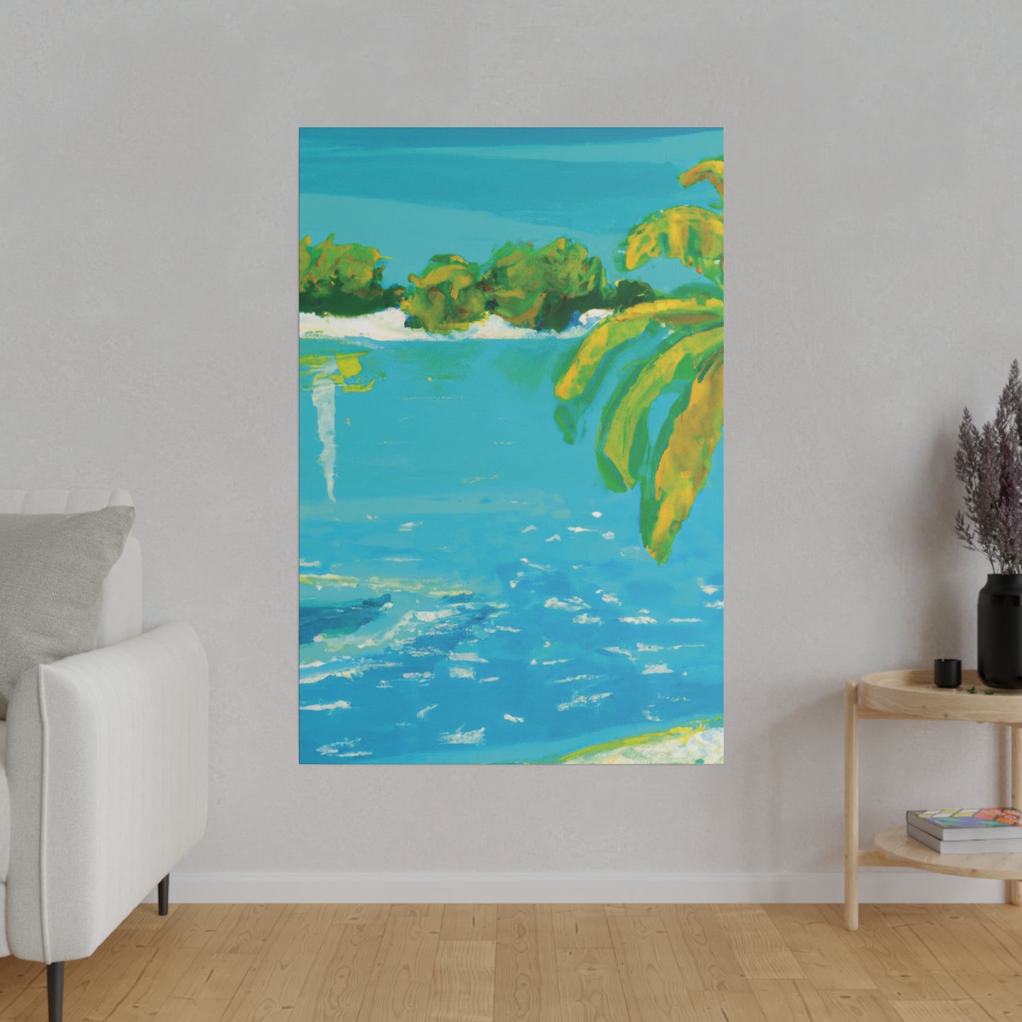 2261V - Bahamas Ocean Painting Print | Bahamas | Ocean | Beach | Poster | Home Decor | Wall Art | Canvas