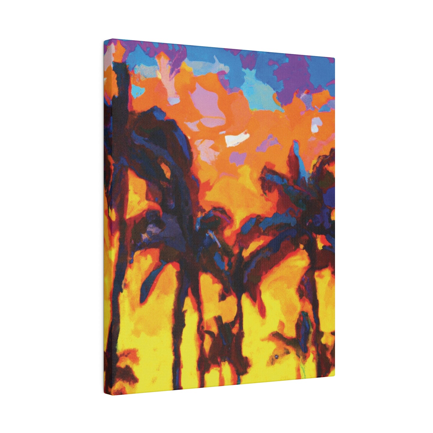 5533Y - Miami Beach Sunset Painting Print | Miami | Beach | Sunset | Poster | Home Decor | Wall Art | Canvas