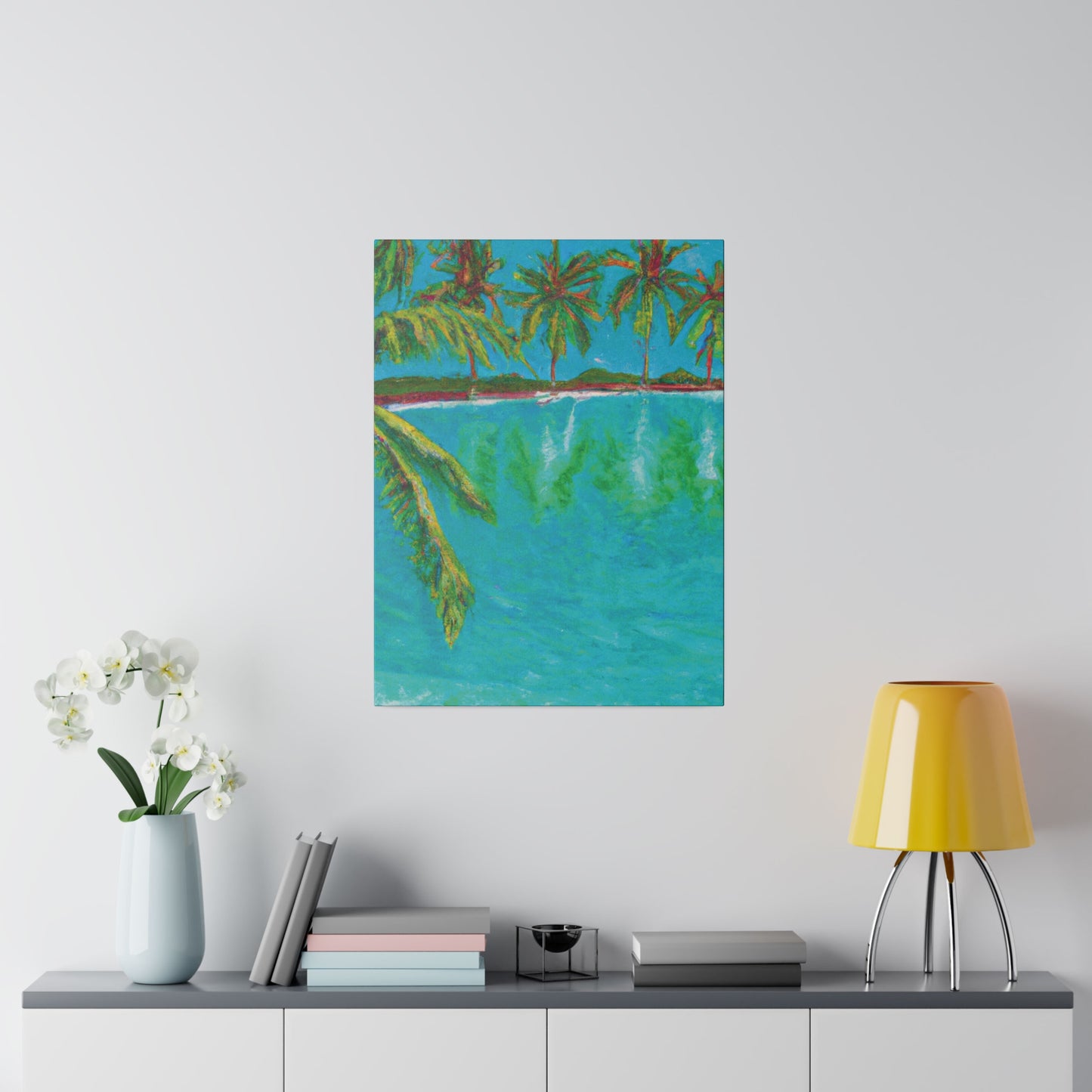 3255Q - Bahamas Ocean Painting Print | Bahamas | Ocean | Beach | Poster | Home Decor | Wall Art | Canvas