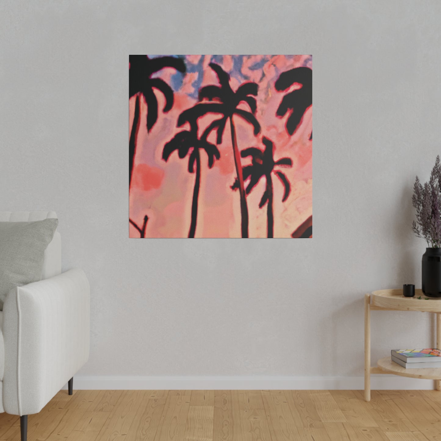 3784J - Miami Beach Sunset Painting Print | Miami | Beach | Sunset | Poster | Home Decor | Wall Art | Canvas