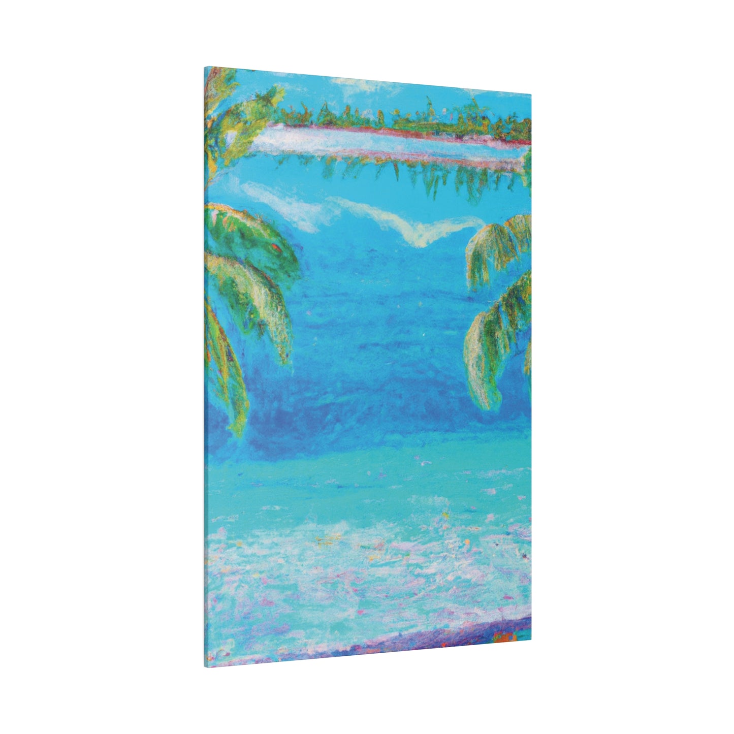 8159P - Bahamas Ocean Painting Print | Bahamas | Ocean | Beach | Poster | Home Decor | Wall Art | Canvas