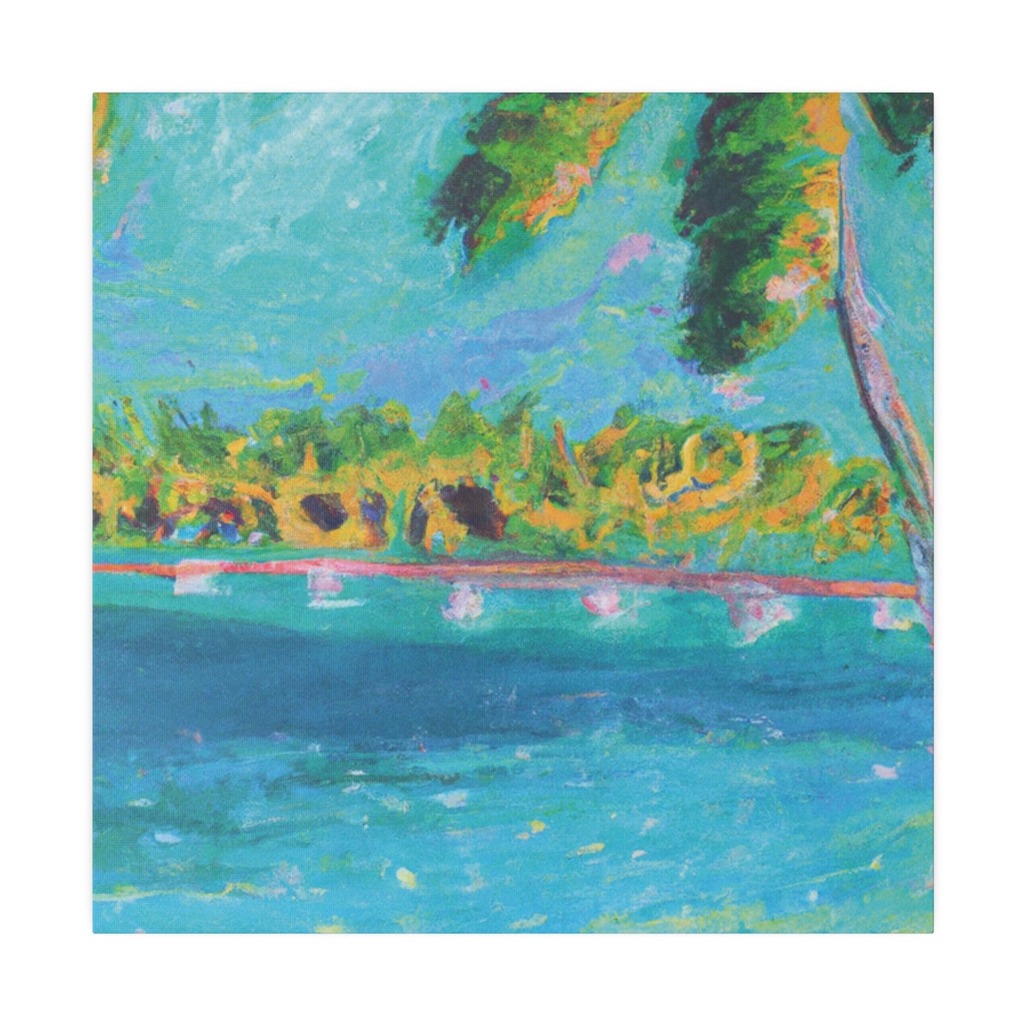 4831J - Bahamas Ocean Painting Print | Bahamas | Ocean | Beach | Poster | Home Decor | Wall Art | Canvas