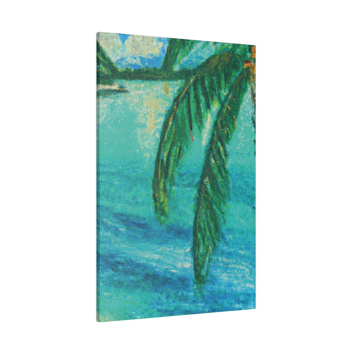 7714W - Bahamas Ocean Painting Print | Bahamas | Ocean | Beach | Poster | Home Decor | Wall Art | Canvas