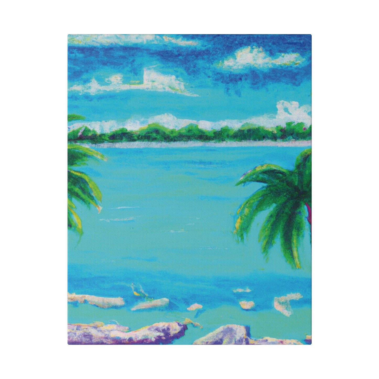 9293Y - Bahamas Ocean Painting Print | Bahamas | Ocean | Beach | Poster | Home Decor | Wall Art | Canvas