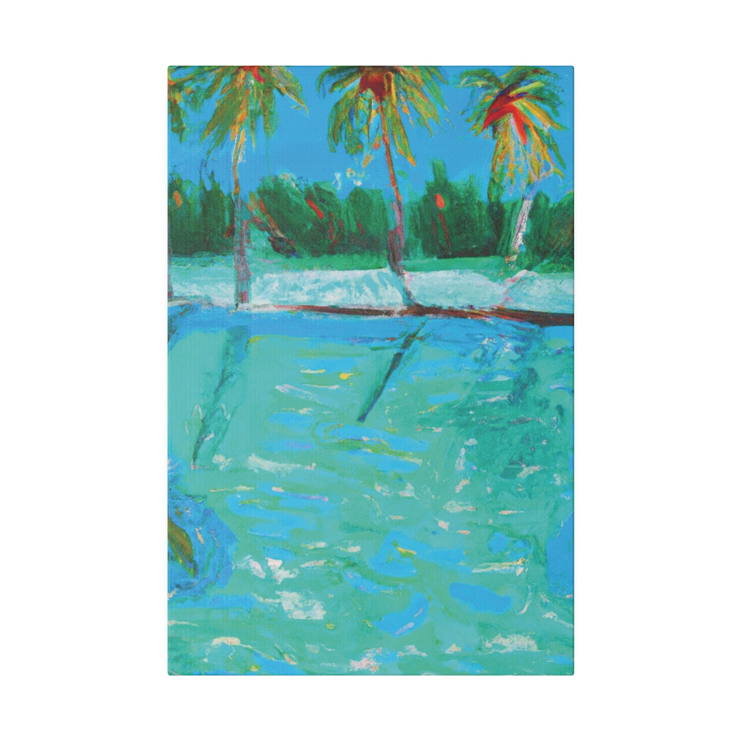 8483P - Bahamas Ocean Painting Print | Bahamas | Ocean | Beach | Poster | Home Decor | Wall Art | Canvas