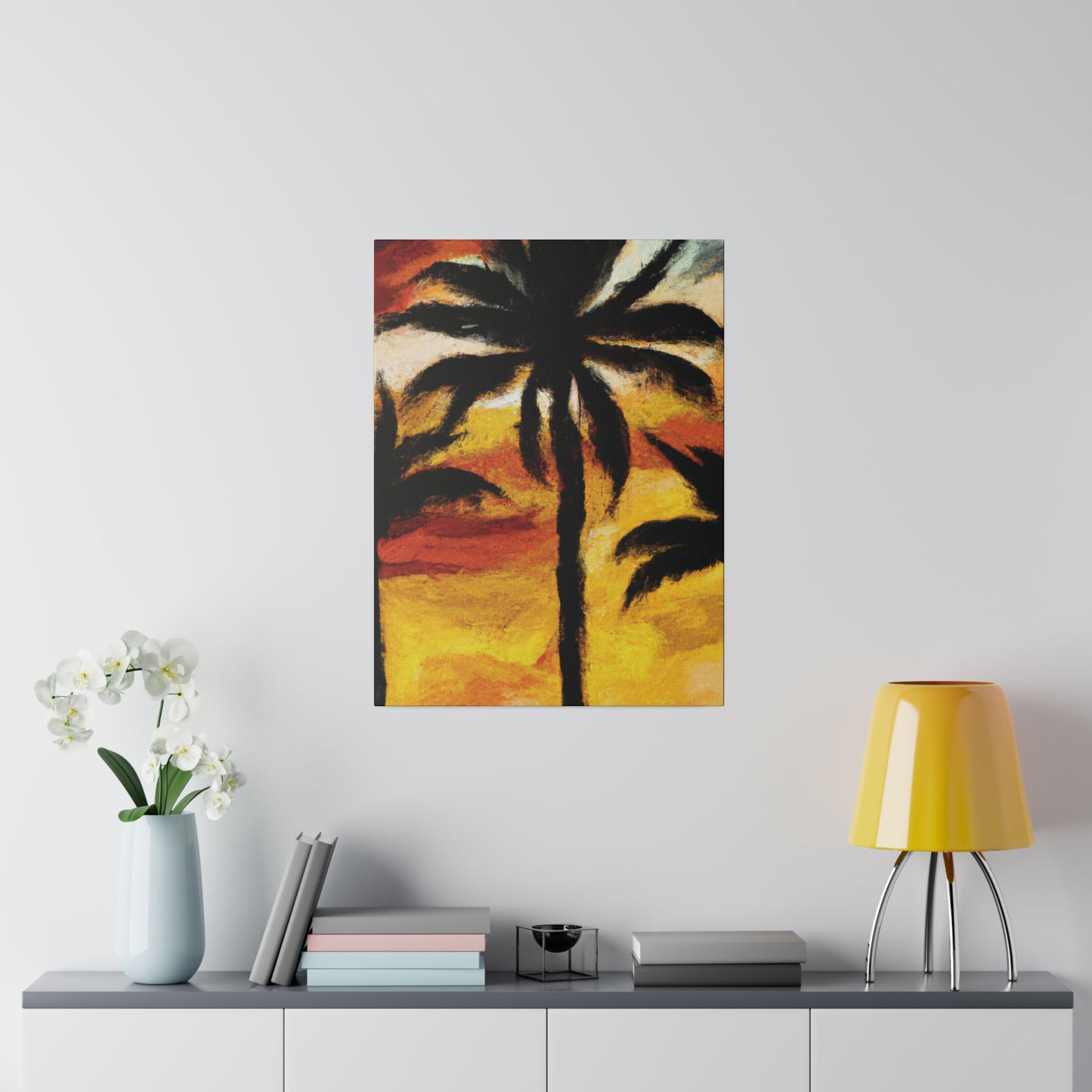 3122C - Miami Beach Sunset Painting Print | Miami | Beach | Sunset | Poster | Home Decor | Wall Art | Canvas