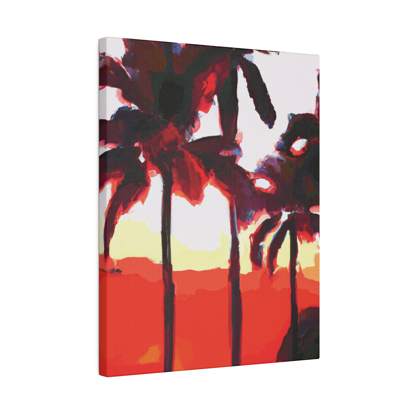 6831K - Miami Beach Sunset Painting Print | Miami | Beach | Sunset | Poster | Home Decor | Wall Art | Canvas