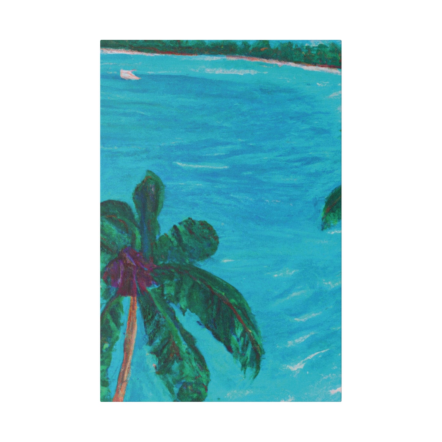 8319W - Bahamas Ocean Painting Print | Bahamas | Ocean | Beach | Poster | Home Decor | Wall Art | Canvas