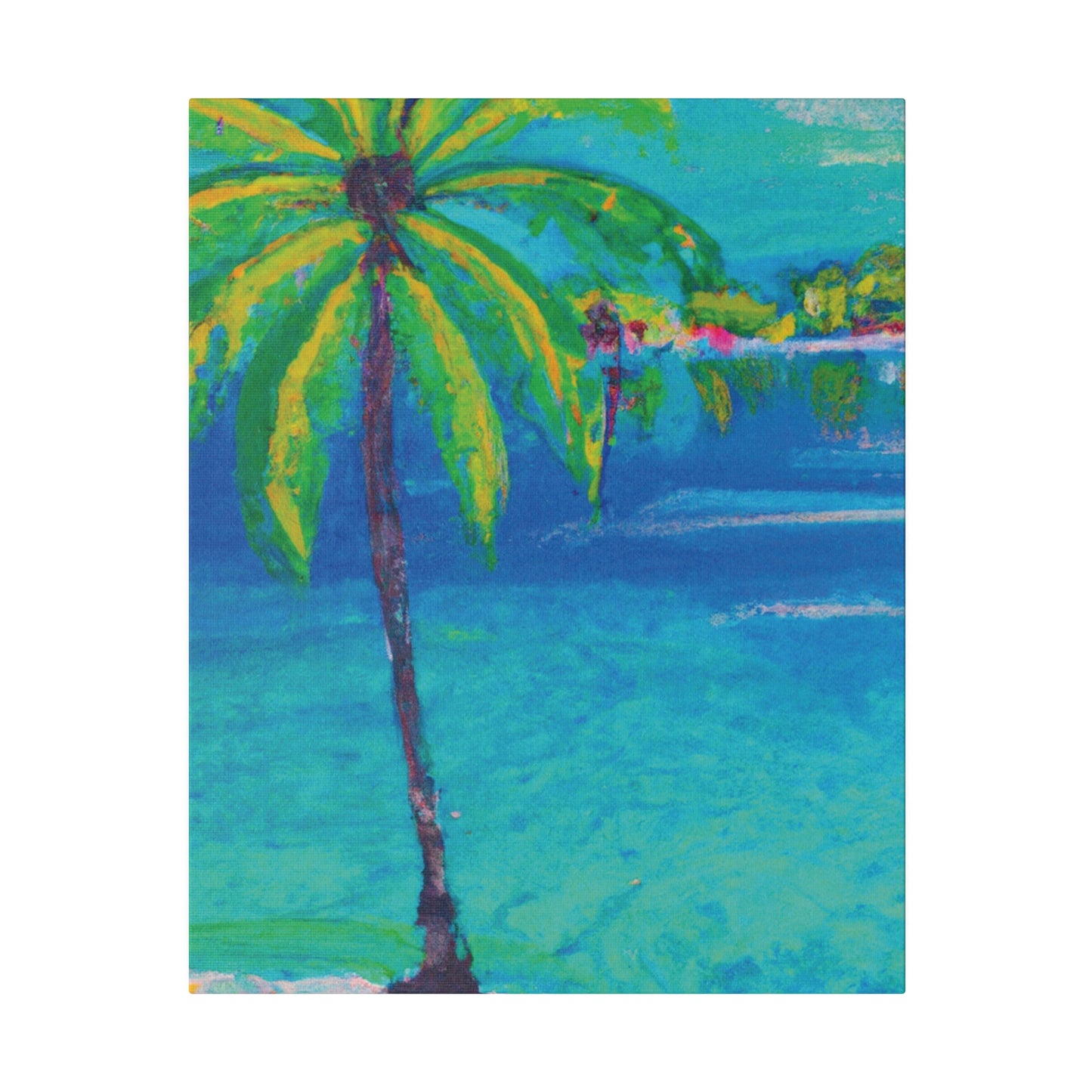 7741F - Bahamas Ocean Painting Print | Bahamas | Ocean | Beach | Poster | Home Decor | Wall Art | Canvas