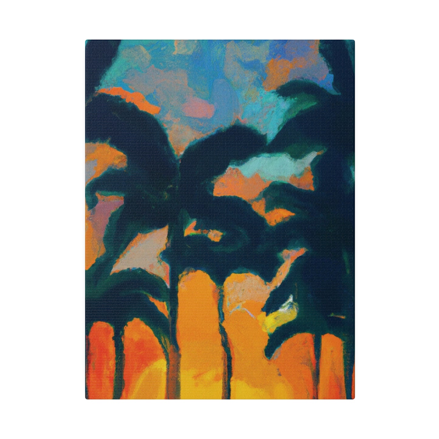 6877B - Miami Beach Sunset Painting Print | Miami | Beach | Sunset | Poster | Home Decor | Wall Art | Canvas