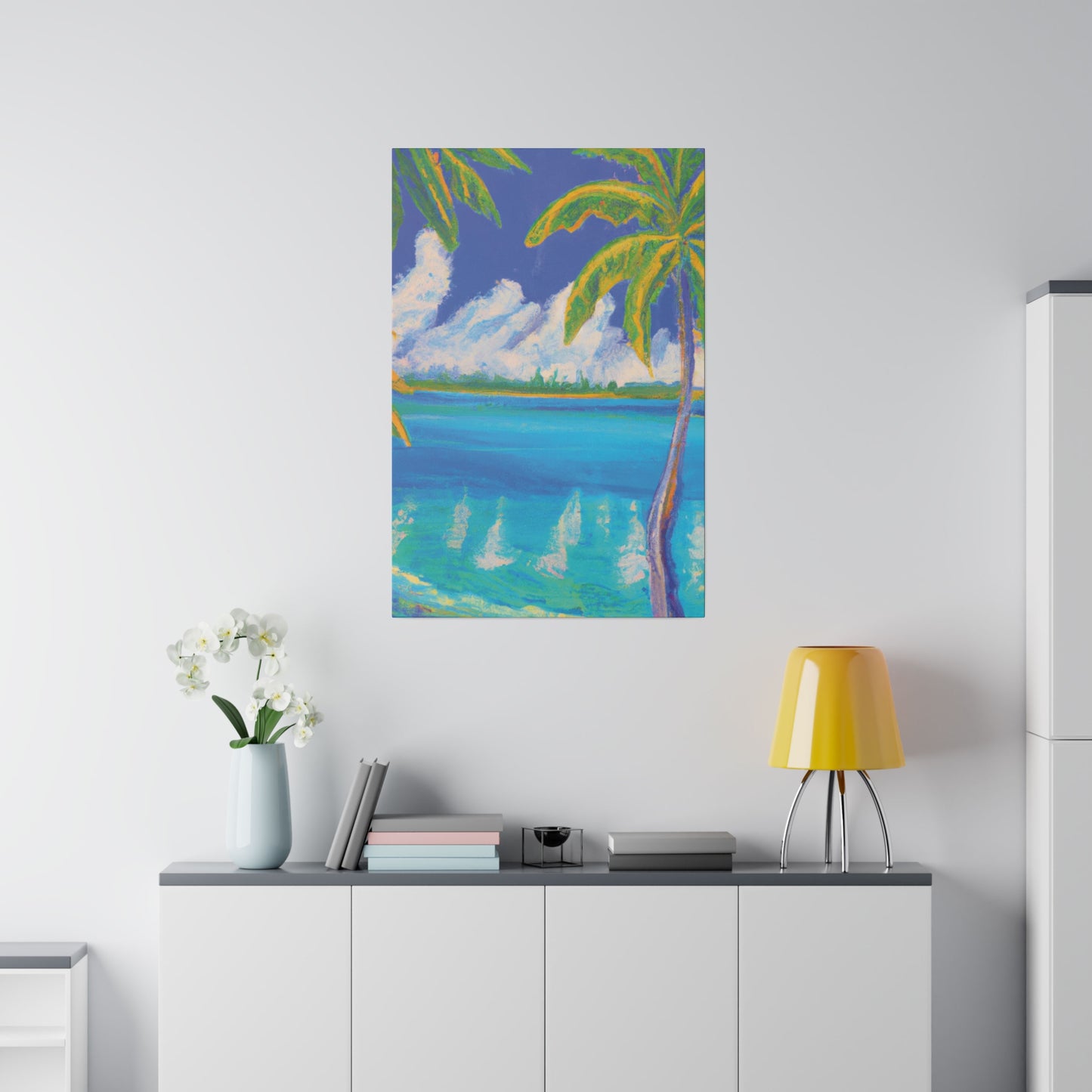 3054I - Bahamas Ocean Painting Print | Bahamas | Ocean | Beach | Poster | Home Decor | Wall Art | Canvas