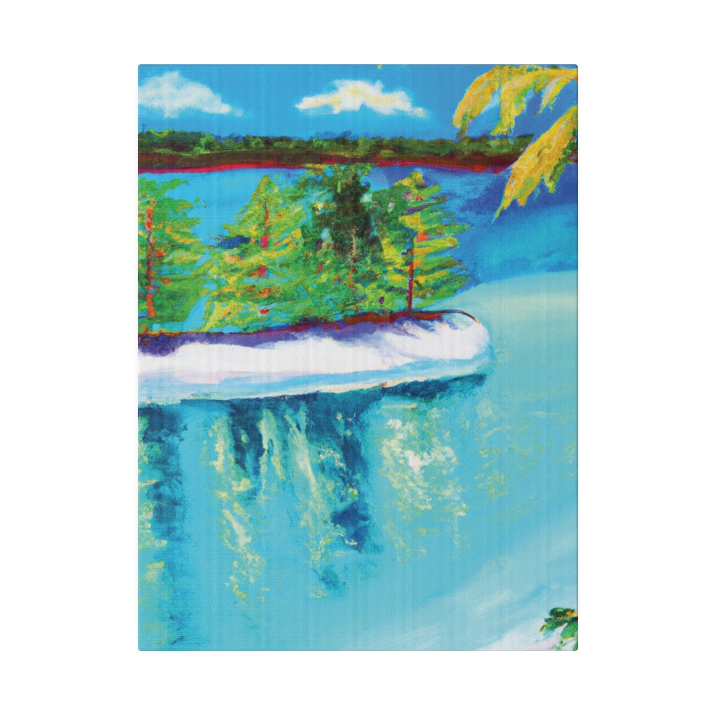 7186C - Bahamas Ocean Painting Print | Bahamas | Ocean | Beach | Poster | Home Decor | Wall Art | Canvas