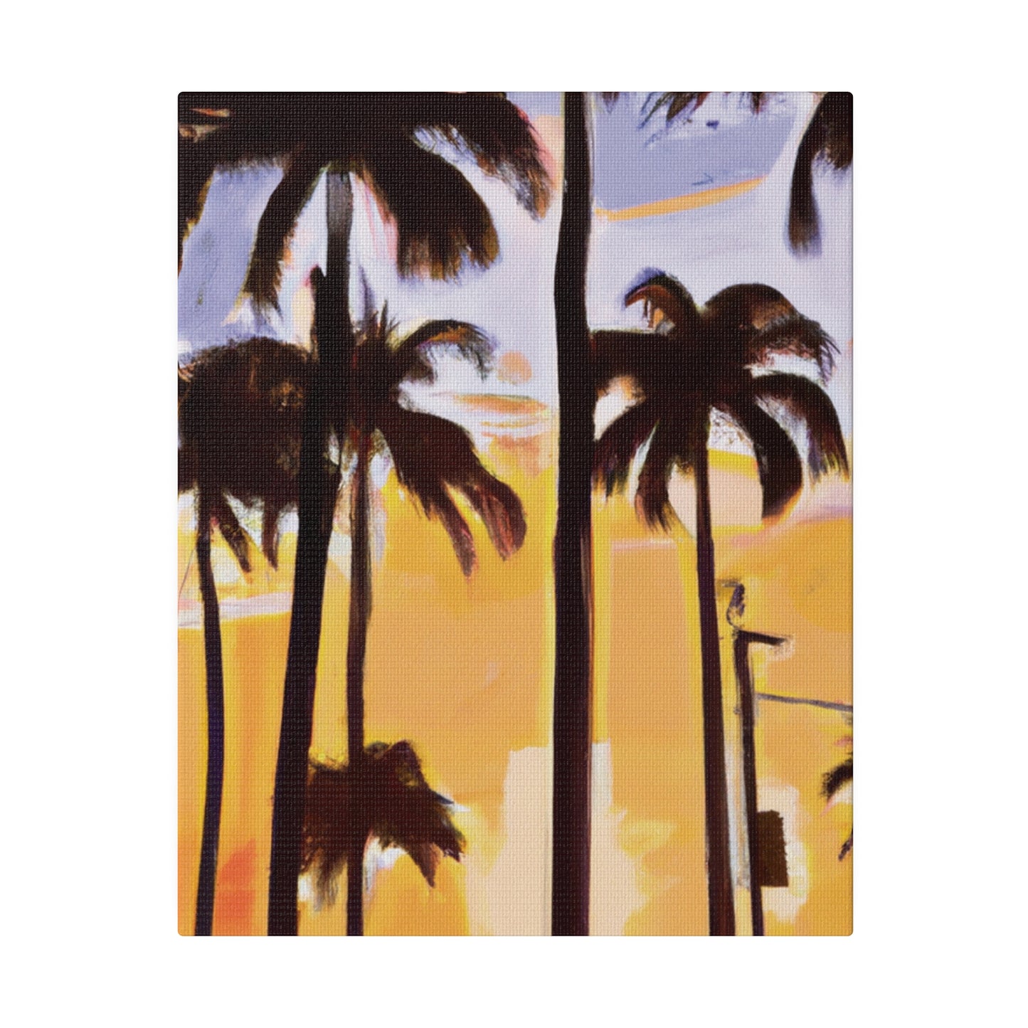 8392O - Miami Beach Sunset Painting Print | Miami | Beach | Sunset | Poster | Home Decor | Wall Art | Canvas