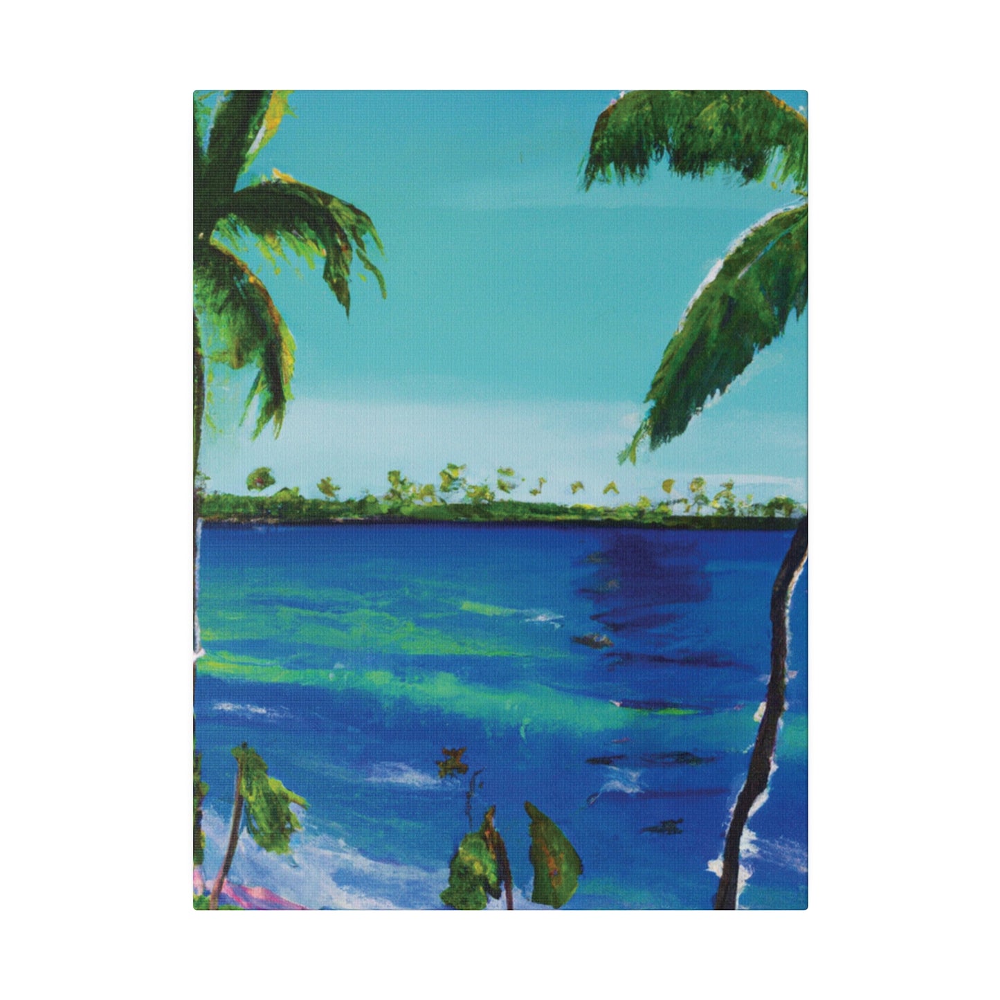 5491V - Bahamas Ocean Painting Print | Bahamas | Ocean | Beach | Poster | Home Decor | Wall Art | Canvas