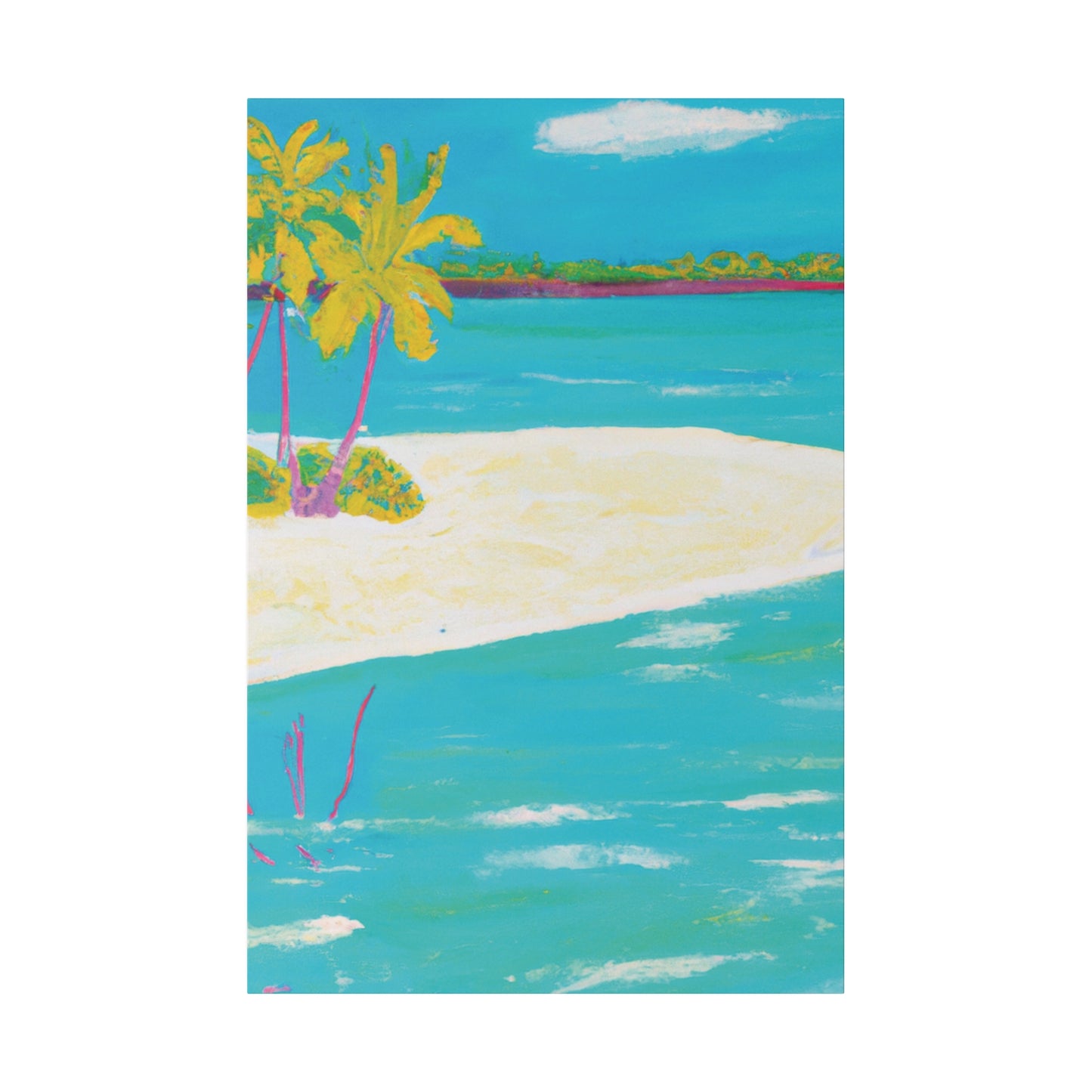 6308B - Bahamas Ocean Painting Print | Bahamas | Ocean | Beach | Poster | Home Decor | Wall Art | Canvas