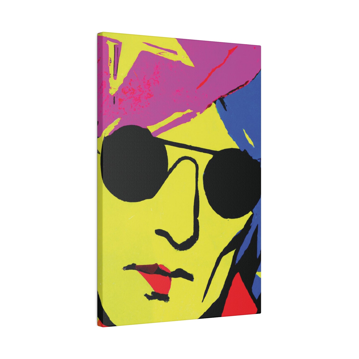 7490C - Rockstar Painting Print | Face | Abstract | Poster | Home Decor | Wall Art | Music Art | Canvas