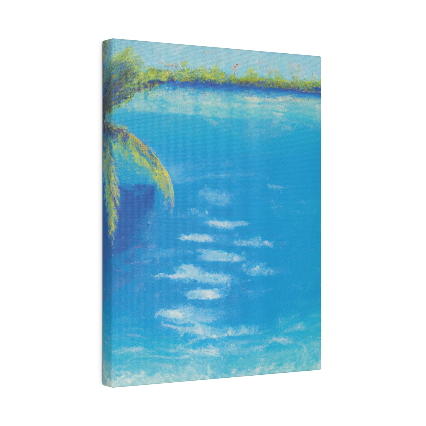 9819K - Bahamas Ocean Painting Print | Bahamas | Ocean | Beach | Poster | Home Decor | Wall Art | Canvas