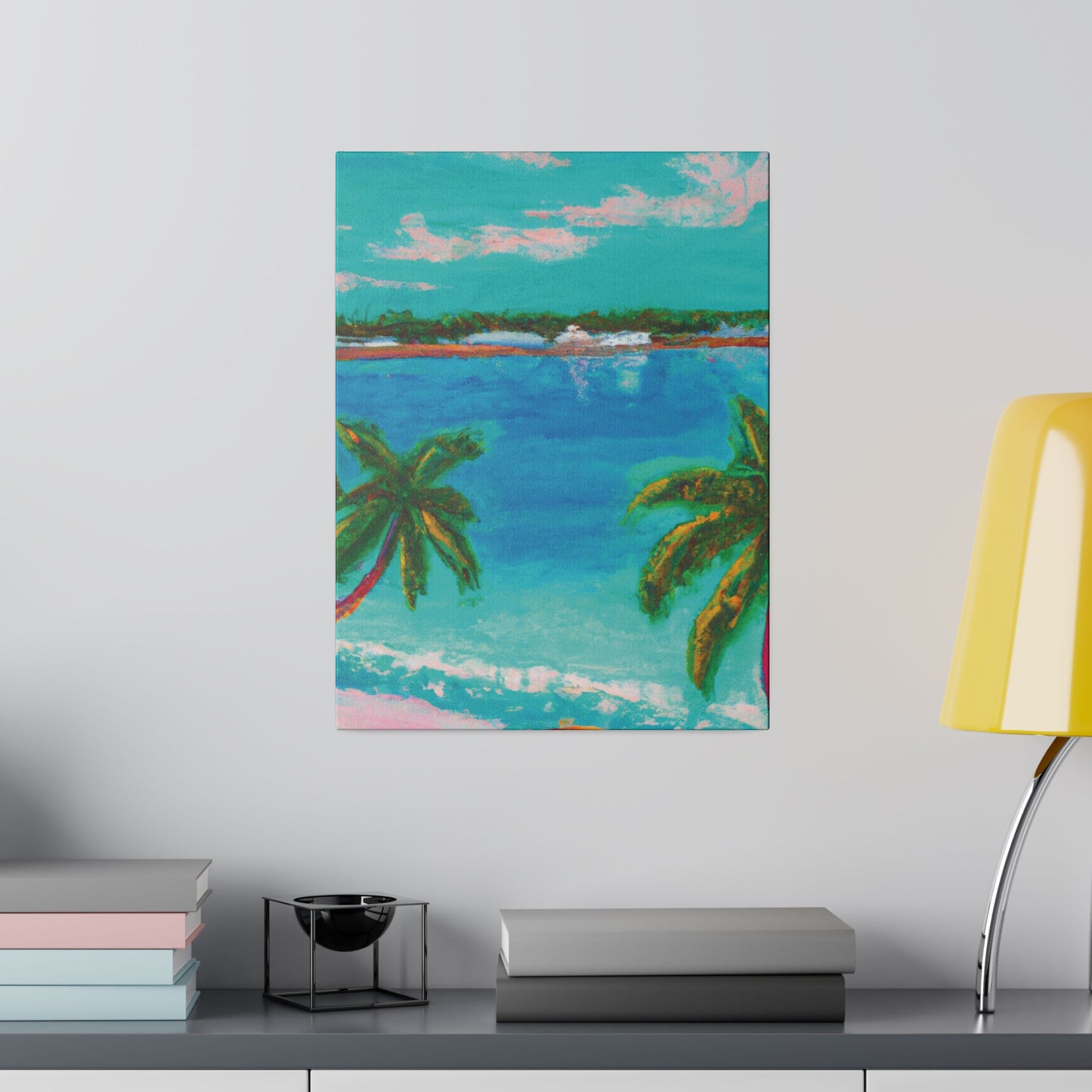 6836G - Bahamas Ocean Painting Print | Bahamas | Ocean | Beach | Poster | Home Decor | Wall Art | Canvas