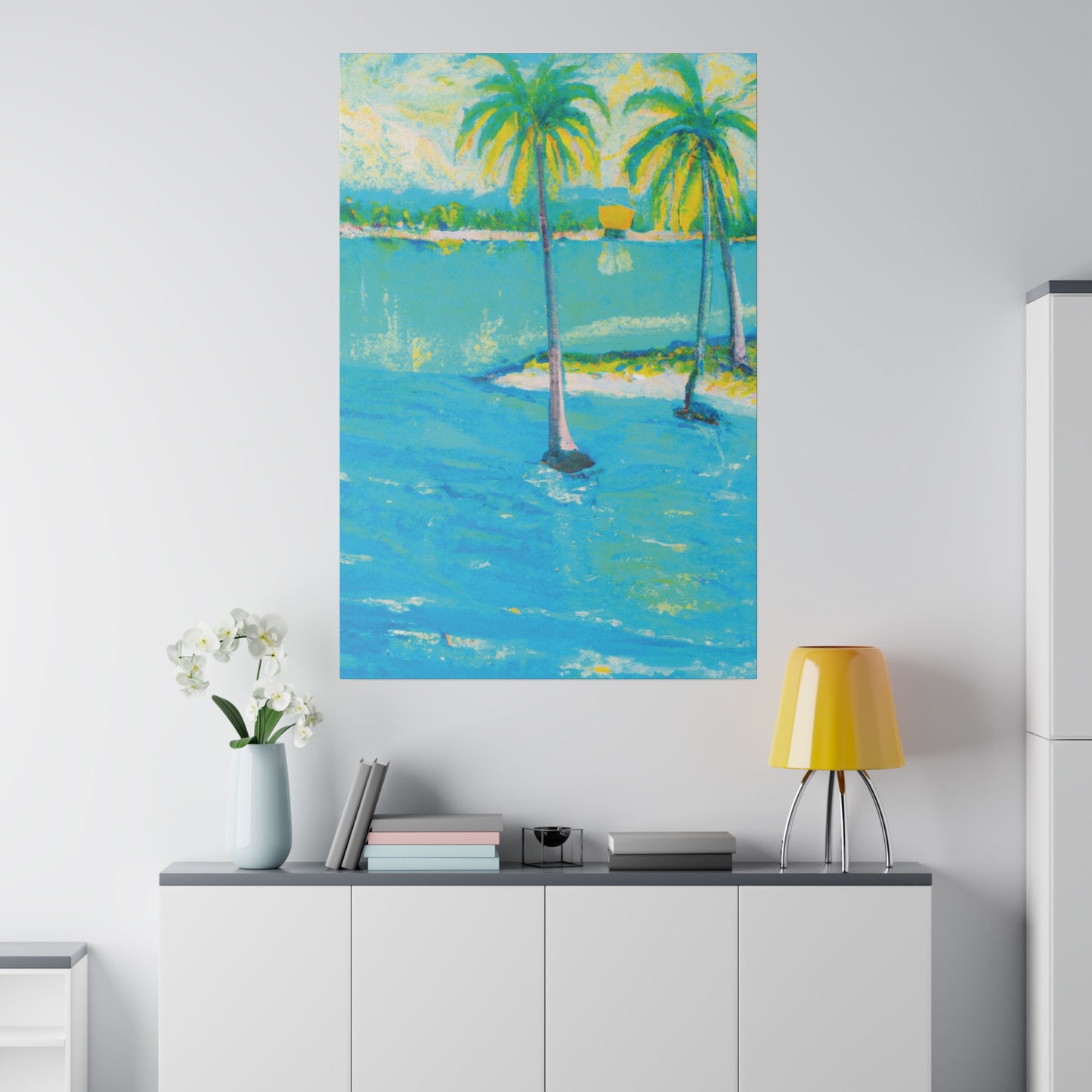 9652X - Bahamas Ocean Painting Print | Bahamas | Ocean | Beach | Poster | Home Decor | Wall Art | Canvas