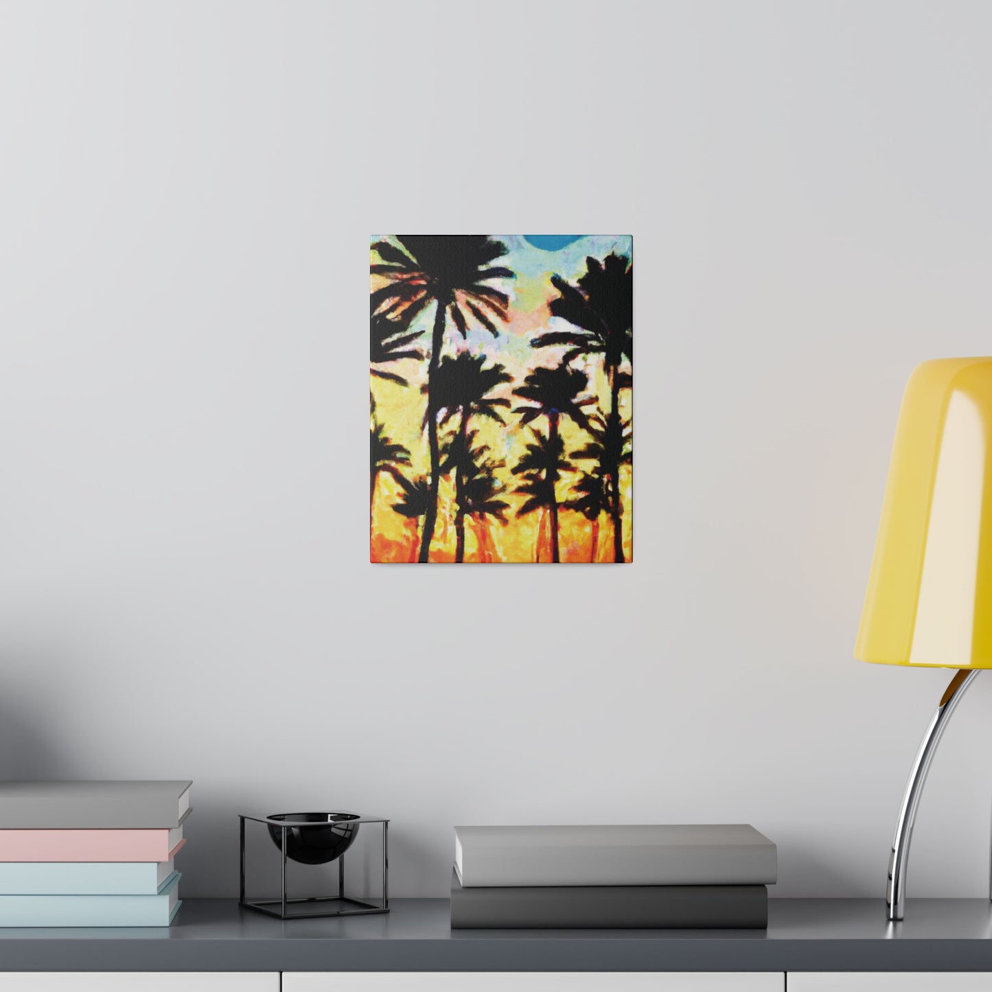 4555V - Miami Beach Sunset Painting Print | Miami | Beach | Sunset | Poster | Home Decor | Wall Art | Canvas
