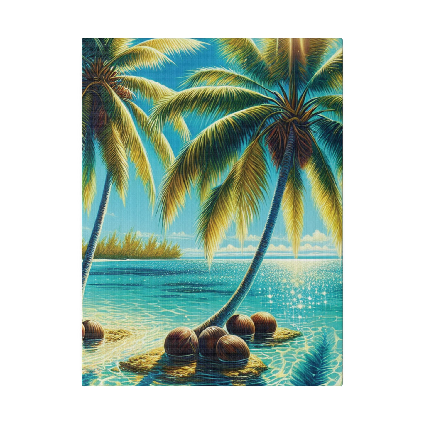 8231M - Bahamas Ocean Painting Print | Bahamas | Ocean | Beach | Poster | Home Decor | Wall Art | Canvas